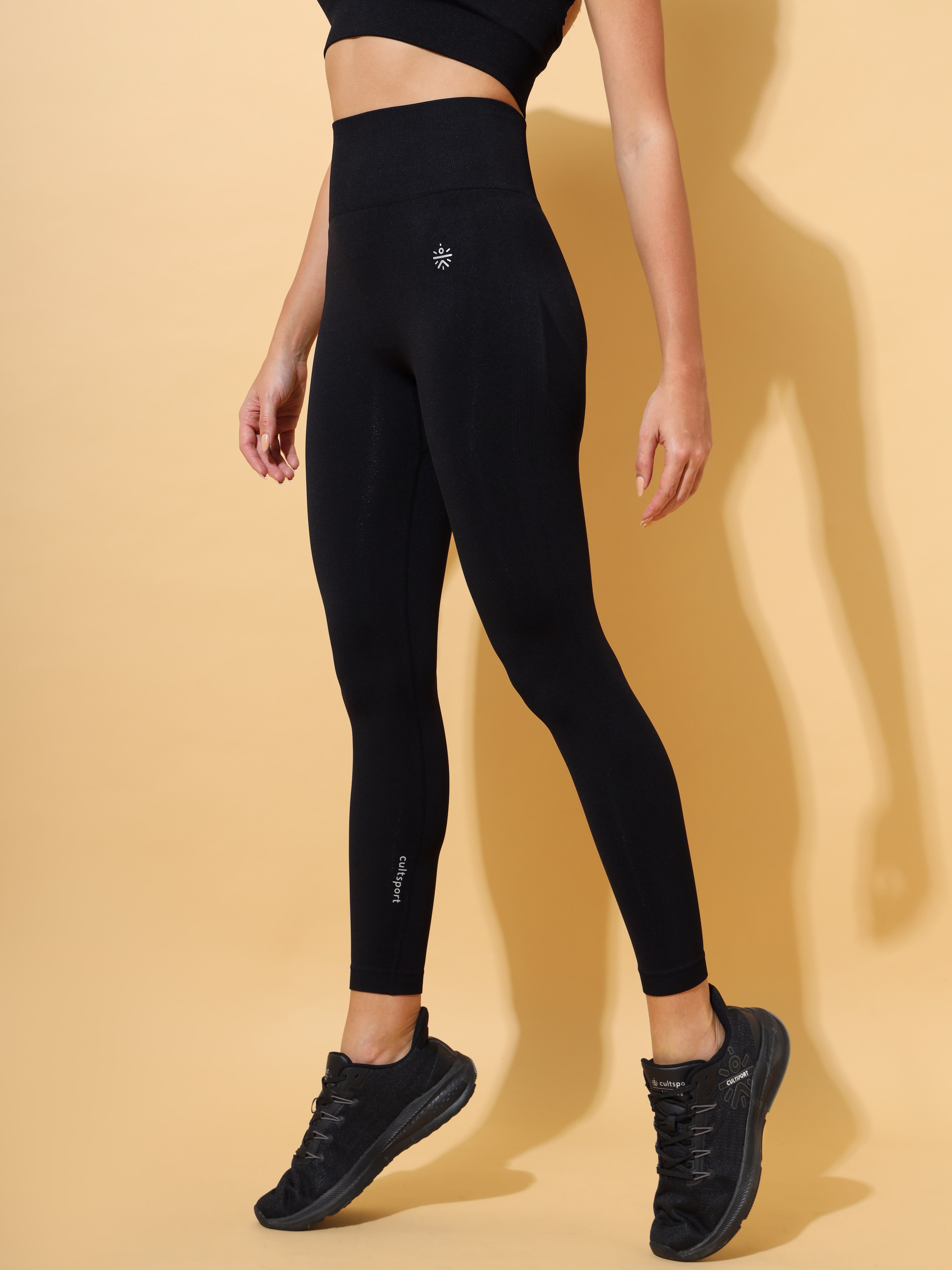 Seamless Solid Anti Chafing Tights