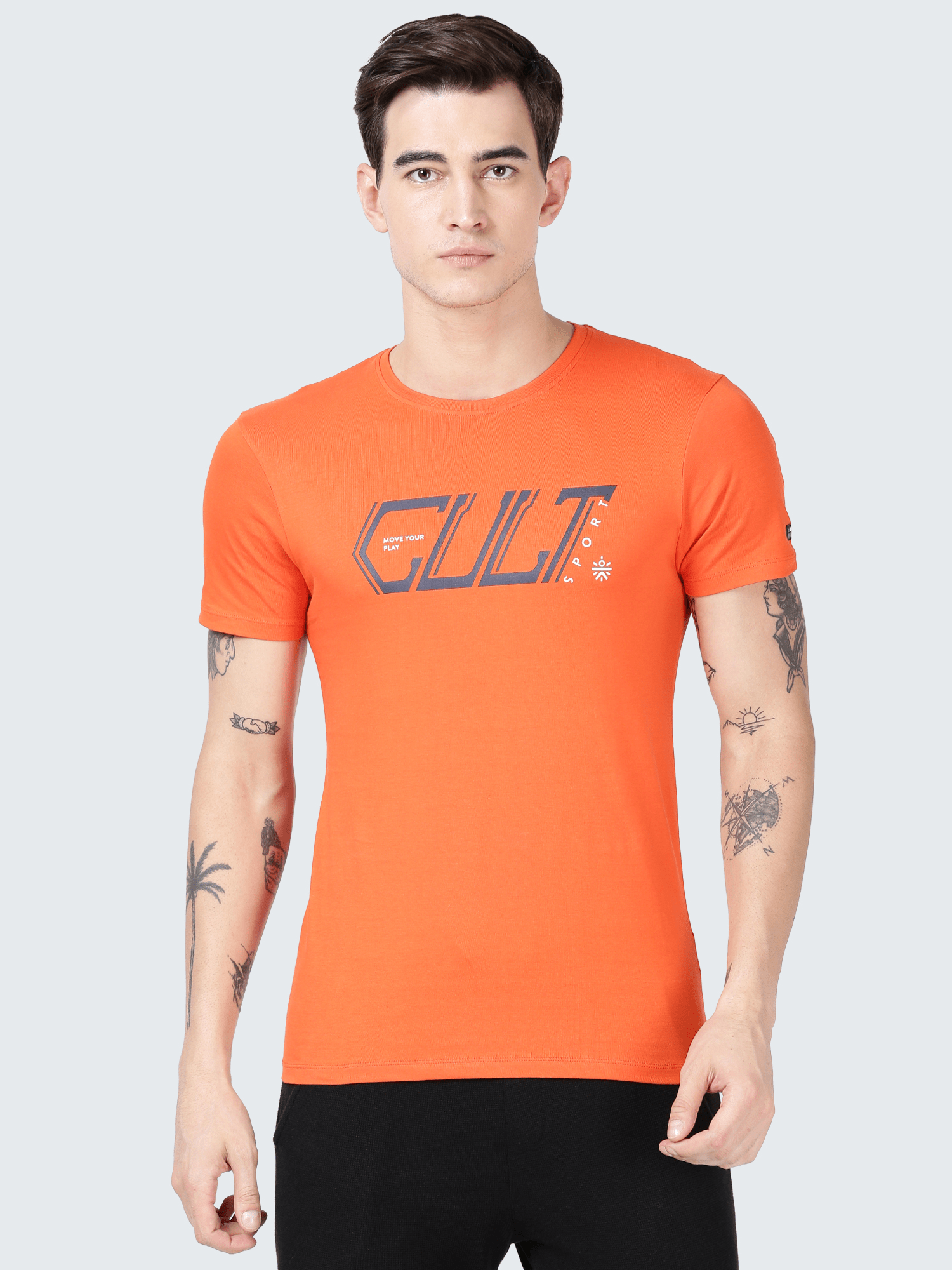 Everydays Mark Orange Cotton Tee