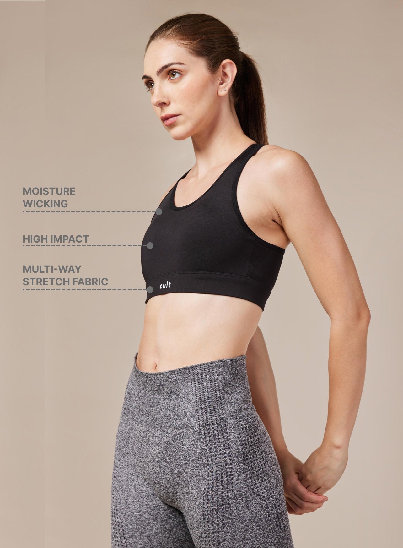 Women's Black Training Champion Bra