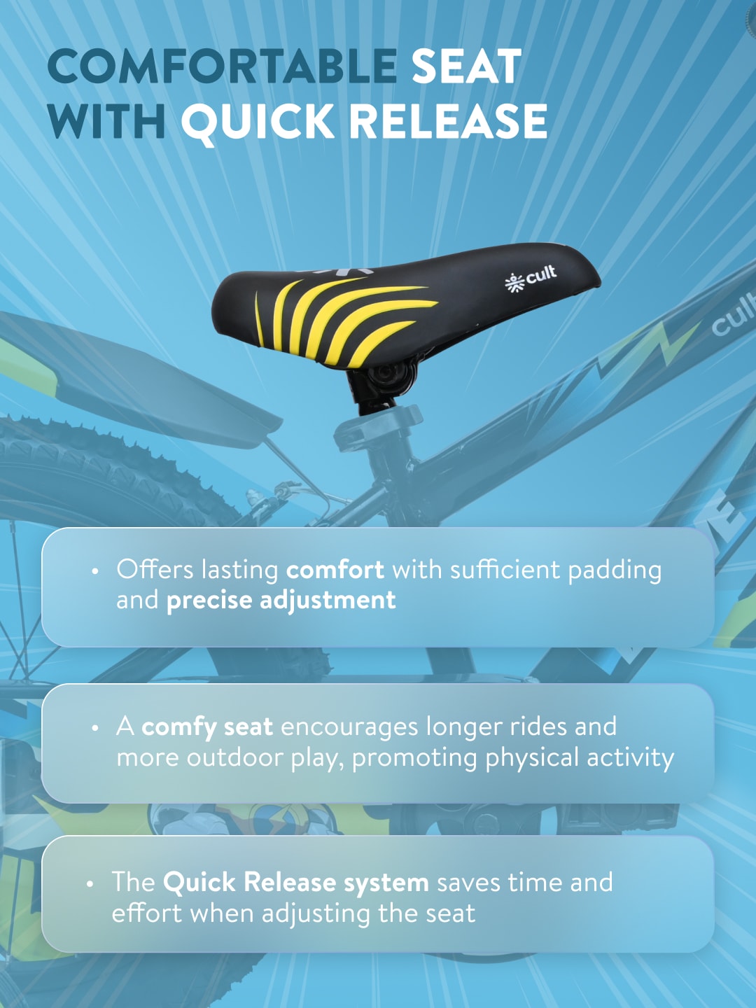 Brave 16T Black Steel Kids Bike with Single Wall Rim, Rigid Fork and Free Trainer Sessions and Cycling Event