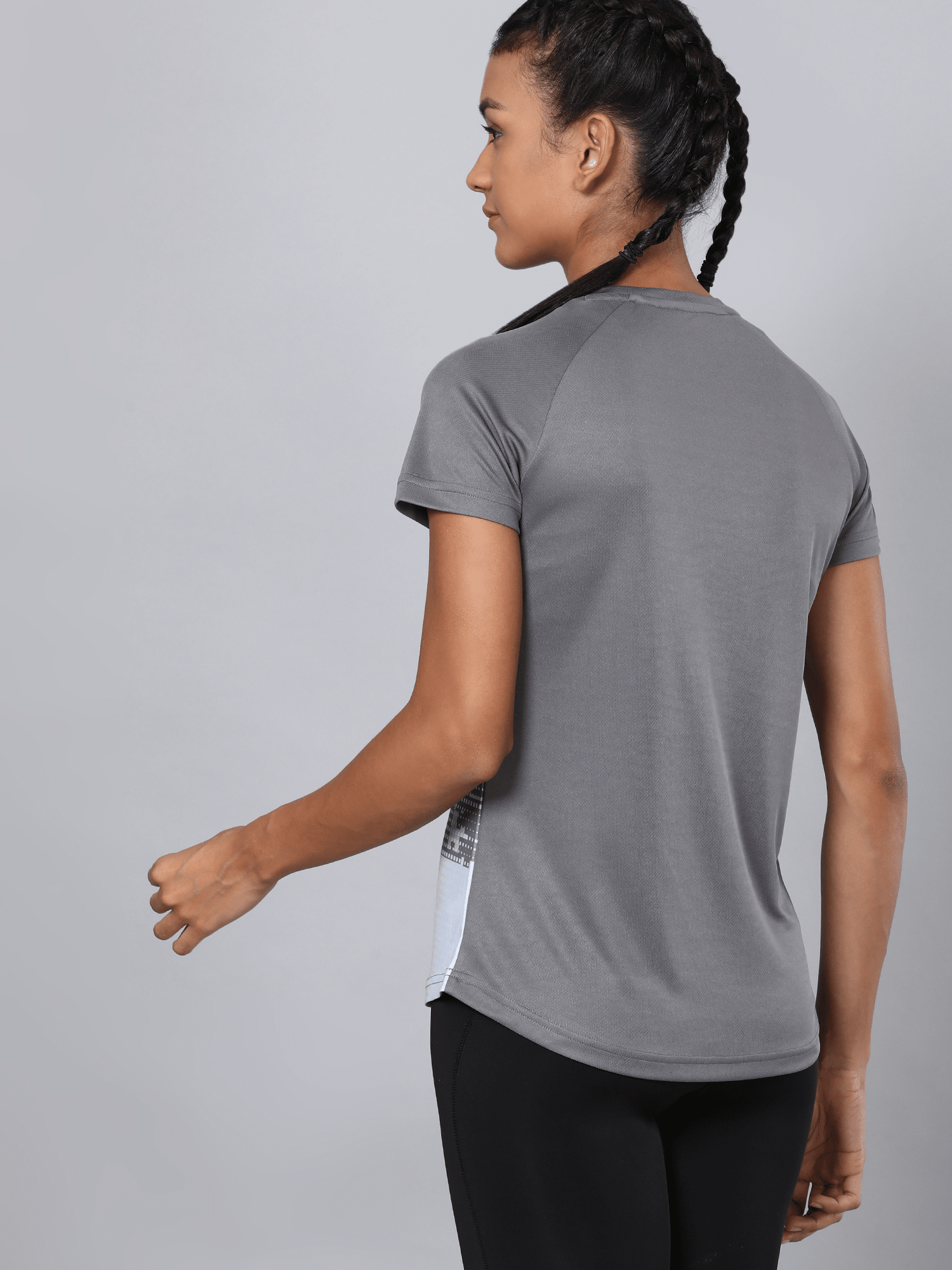 Urban Coded Grey Workout Tee
