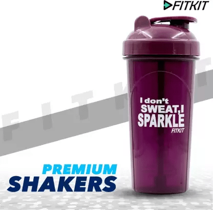 Fitkit FKSB09 Classic 700 ml Shaker (Pack of 1, Purple)