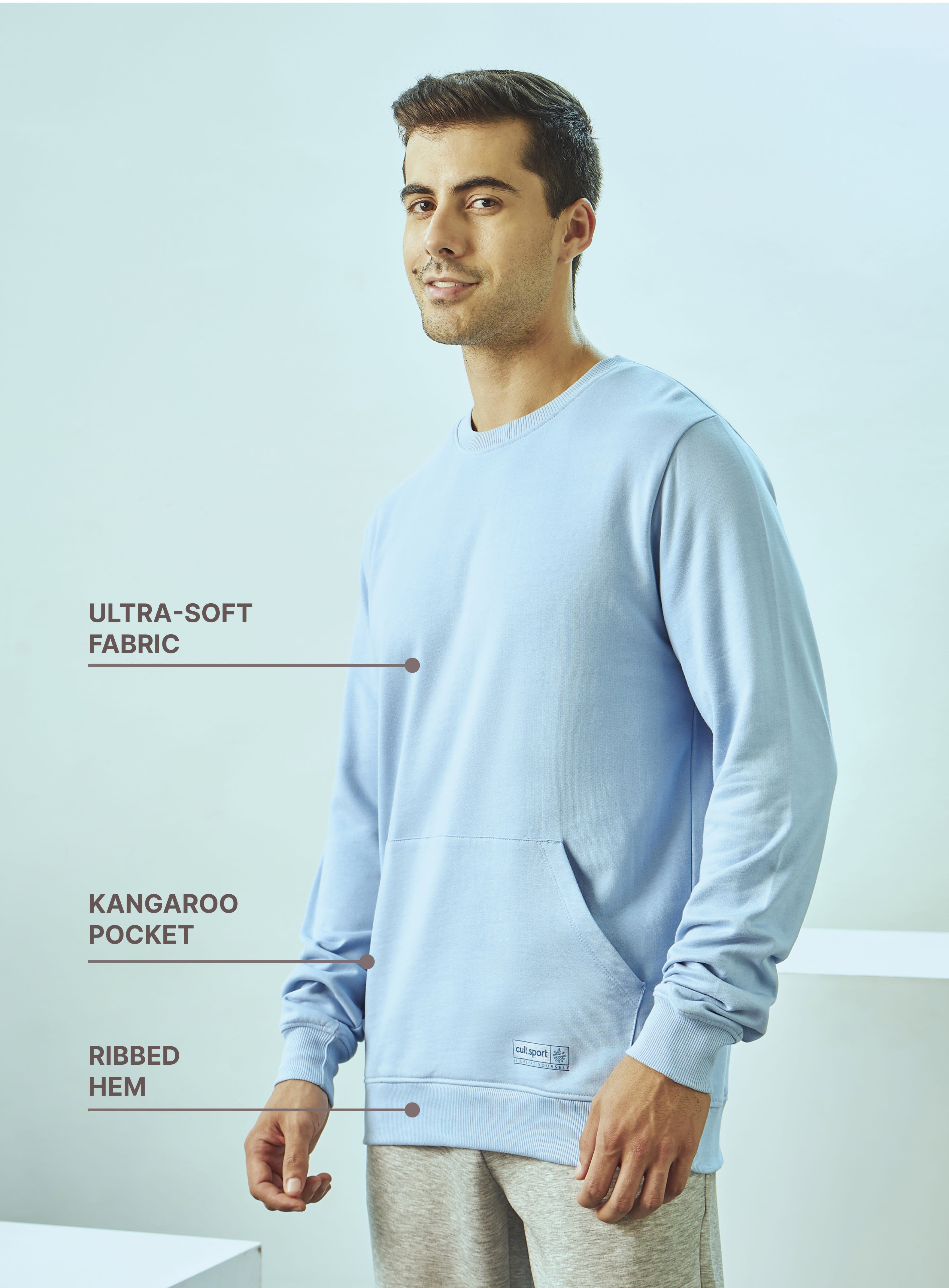 Sweatshirts - PLAIN SWEATSHIRT