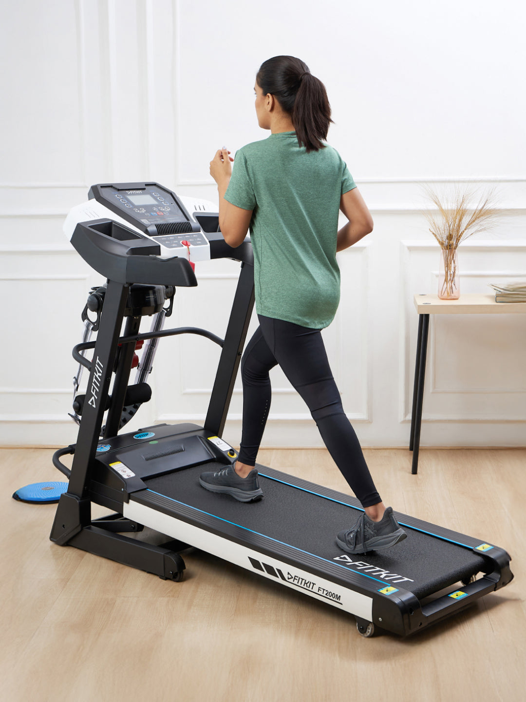 FT200M 4.5 HP Peak BLDC Treadmill | 15-level Auto-Incline & Massager | Max Weight-110kg | Max Speed-16kmph (with 6 Months extended warranty)