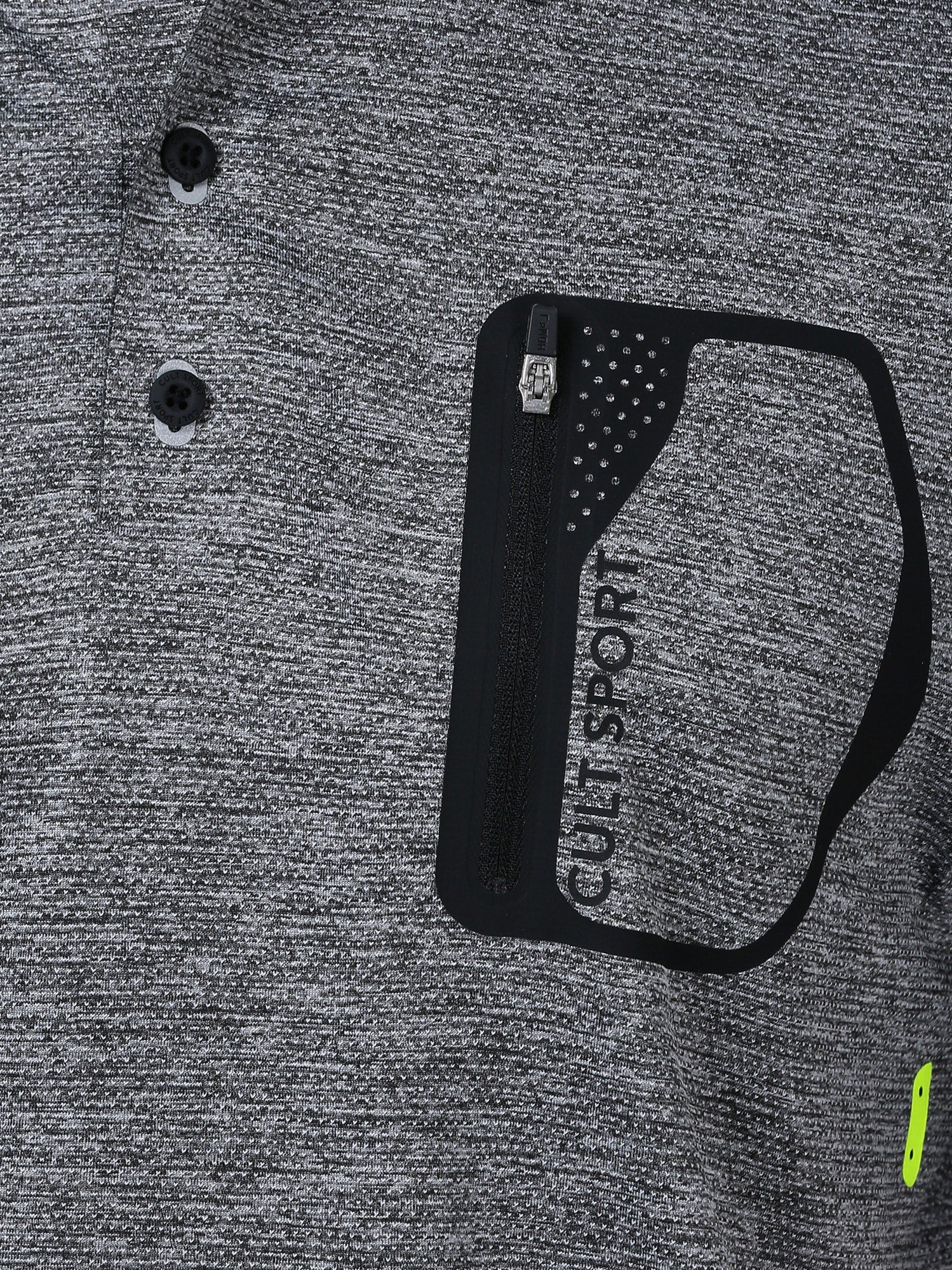 Blakout Finish Grey Relaxed Polo