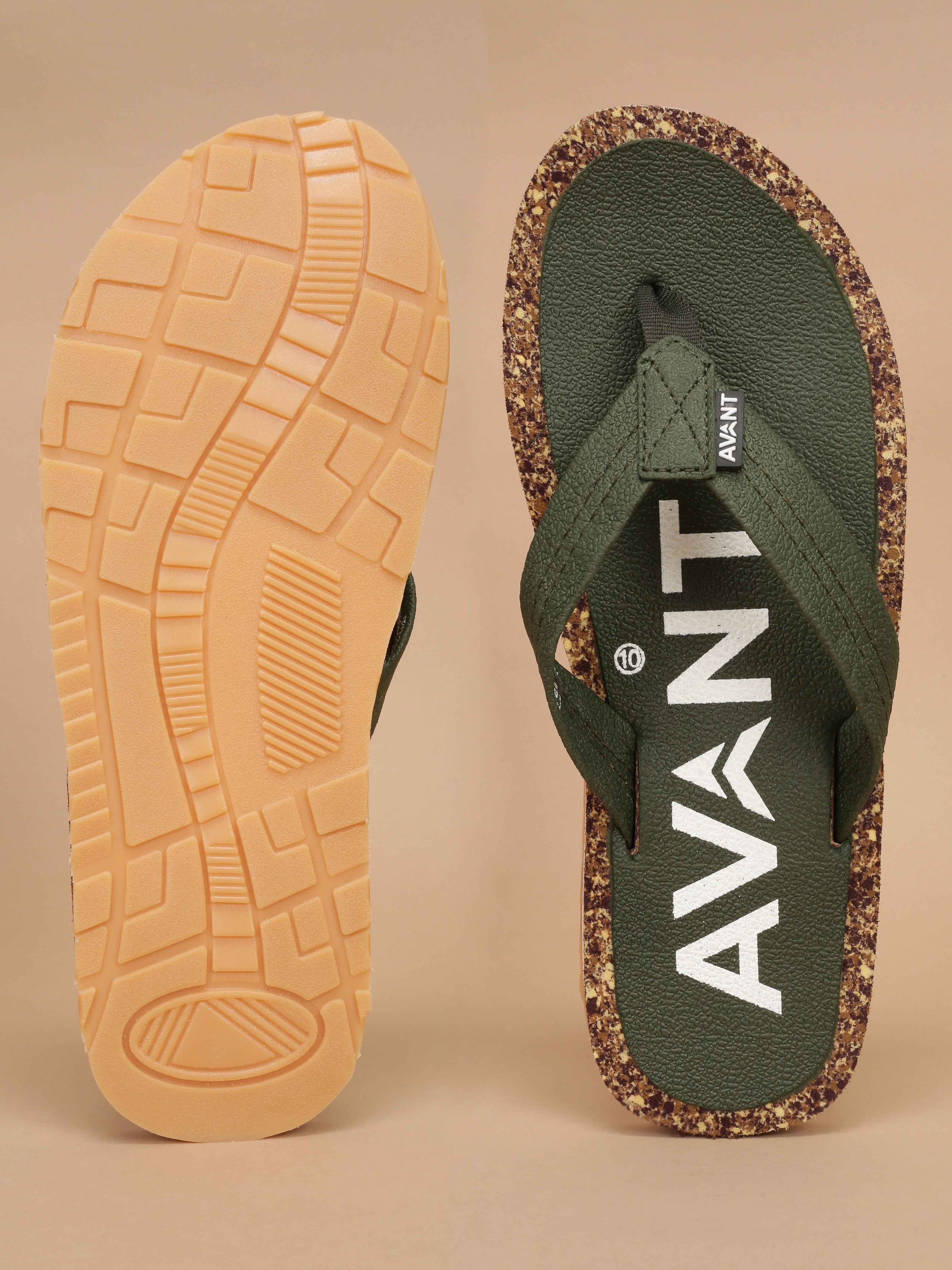 Avant Men's Crux Flip Flops - Olive