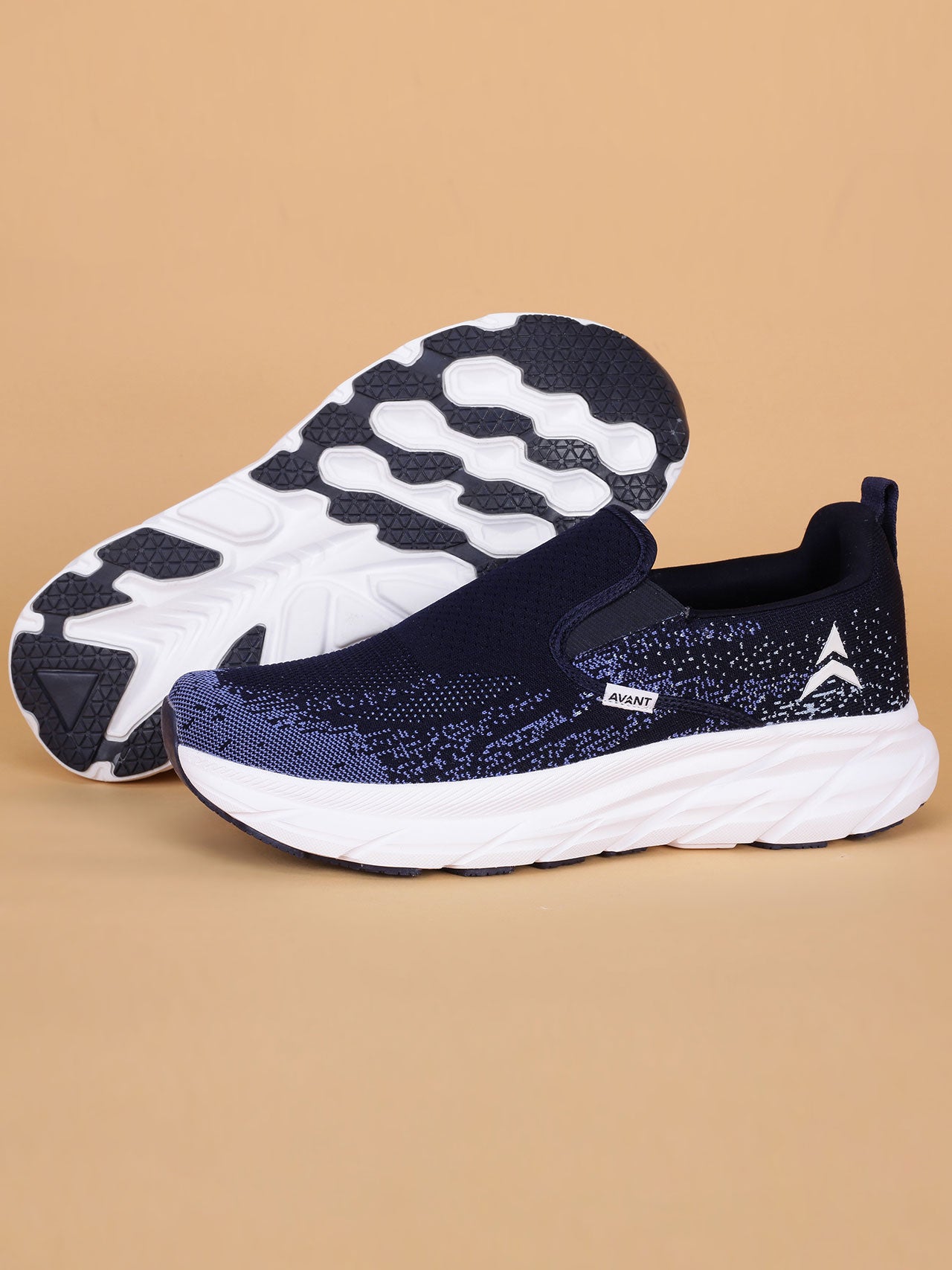 Avant Men's GeoStride Slip-On Walking Shoes - Blue