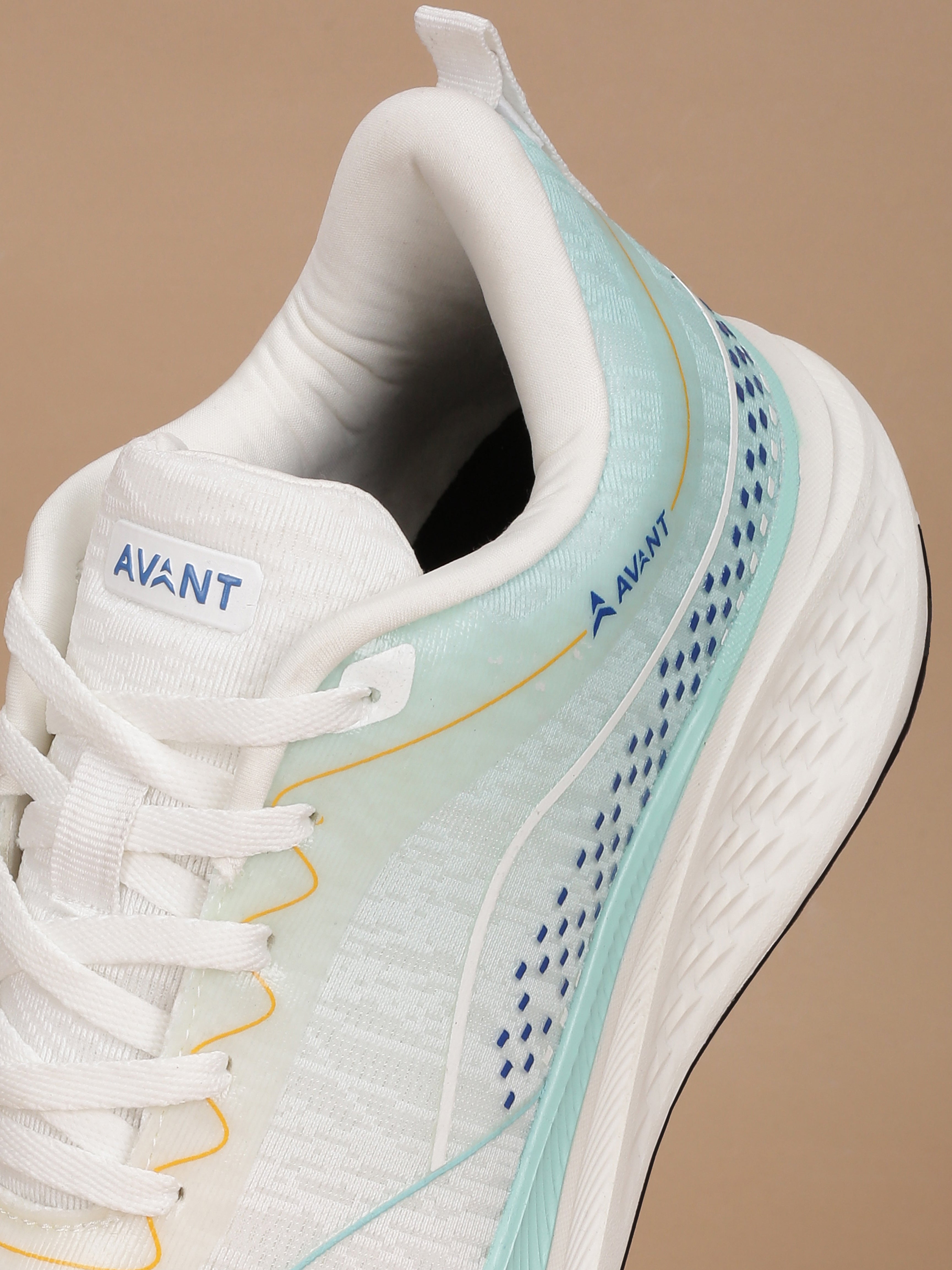 Avant Men's Stratos Running Shoes - White/L.Green