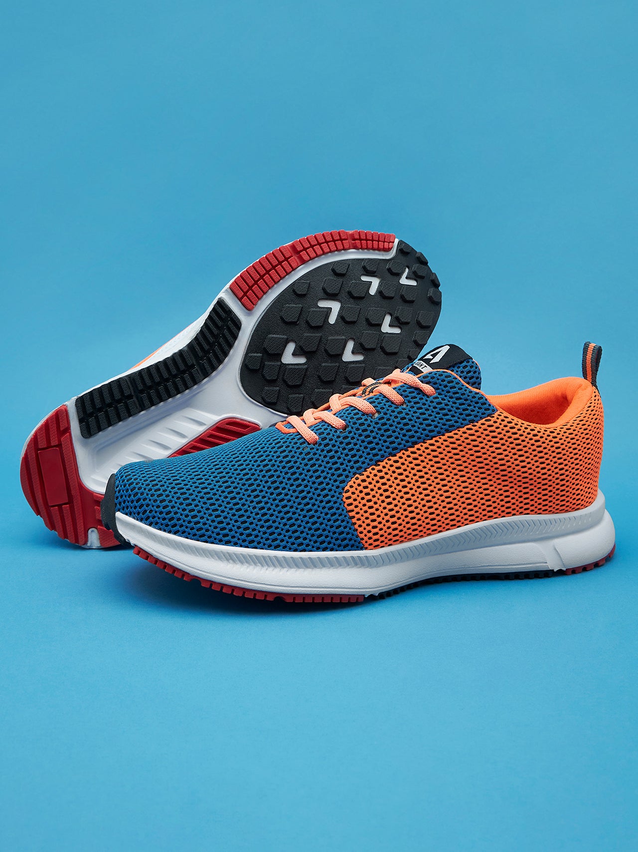 Avant Men's Lightweight Running & Walking Shoes - Navy/Orange