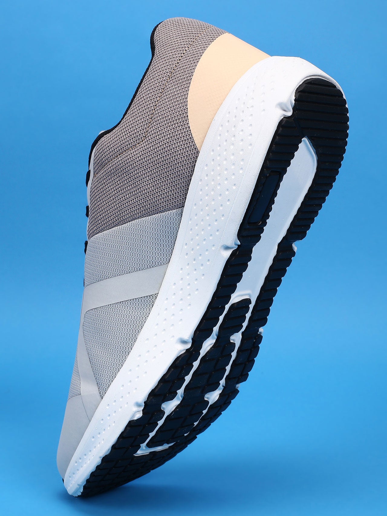 Avant Men's StrideX Sneaker Shoes - Lt Grey/Peach