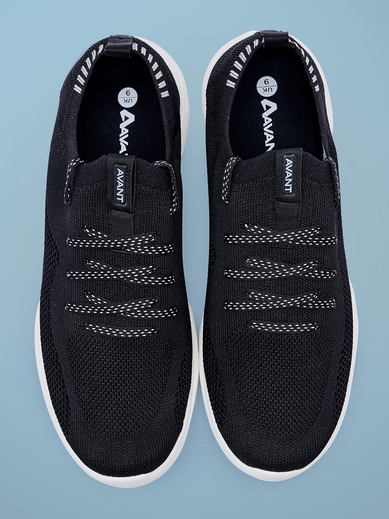 Avant Men's Everglide Running Shoes-Black