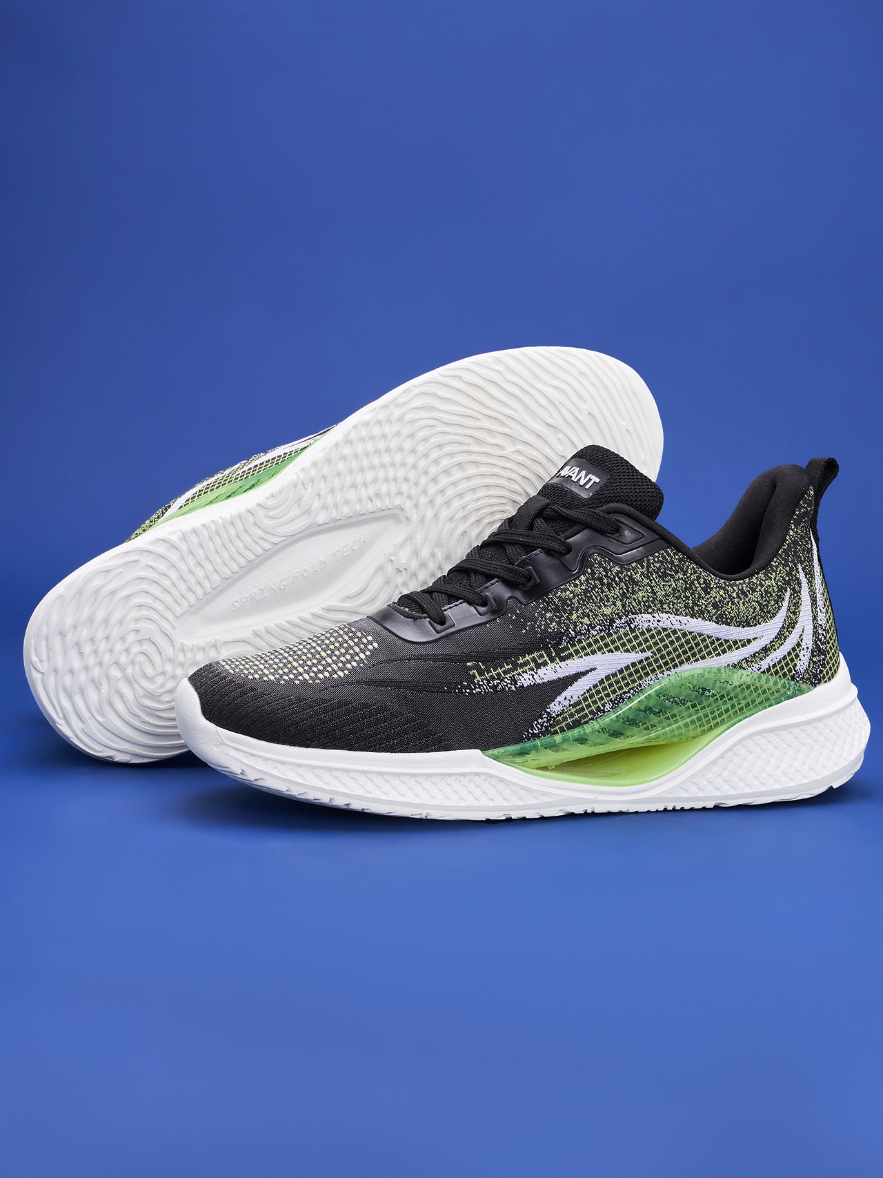 Avant Men's Rage Sports shoes - Black/P.Green