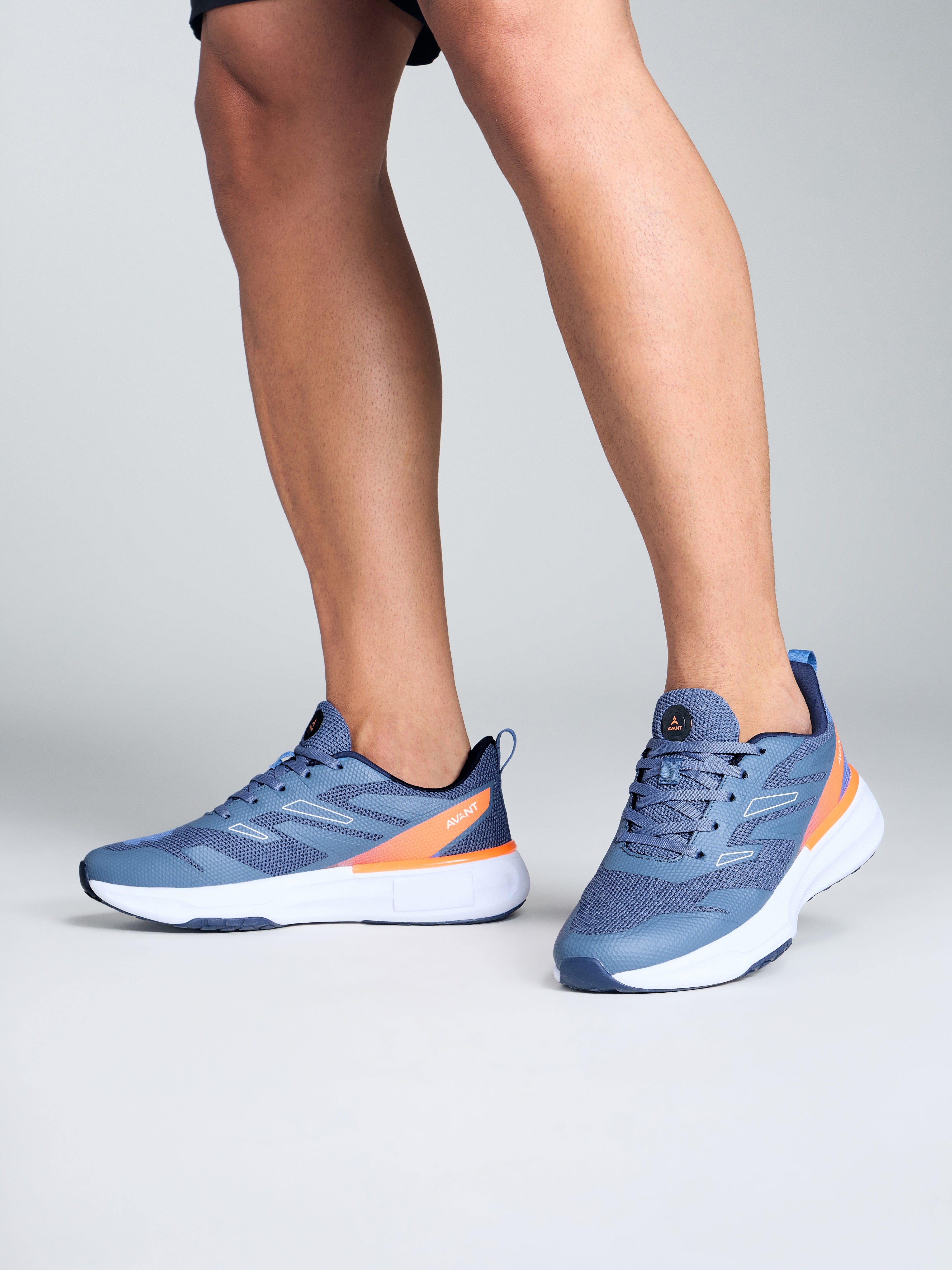 Avant Men's Aqua Ignite Sneaker Shoes - Blue/Orange