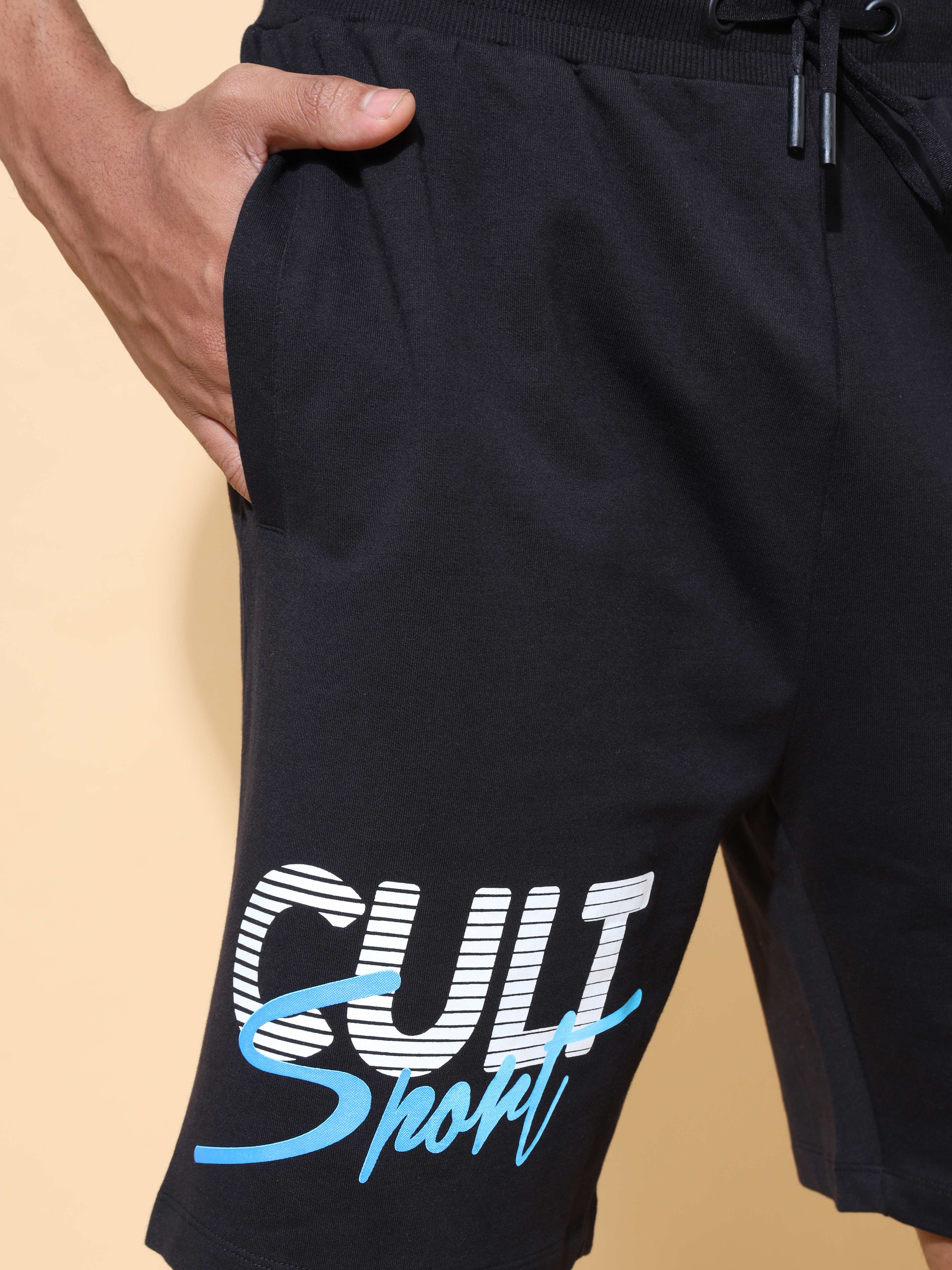 Comfort Shorts with Graphic Print