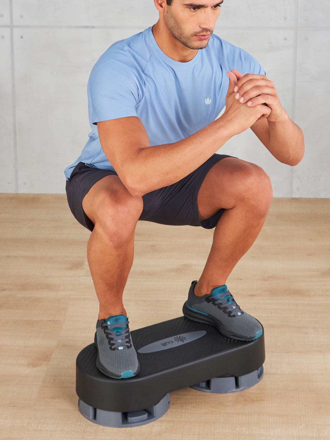 Stepper with Height Adjustment, Anti-Skid Rubber Pads & Slip-Resistant Platform