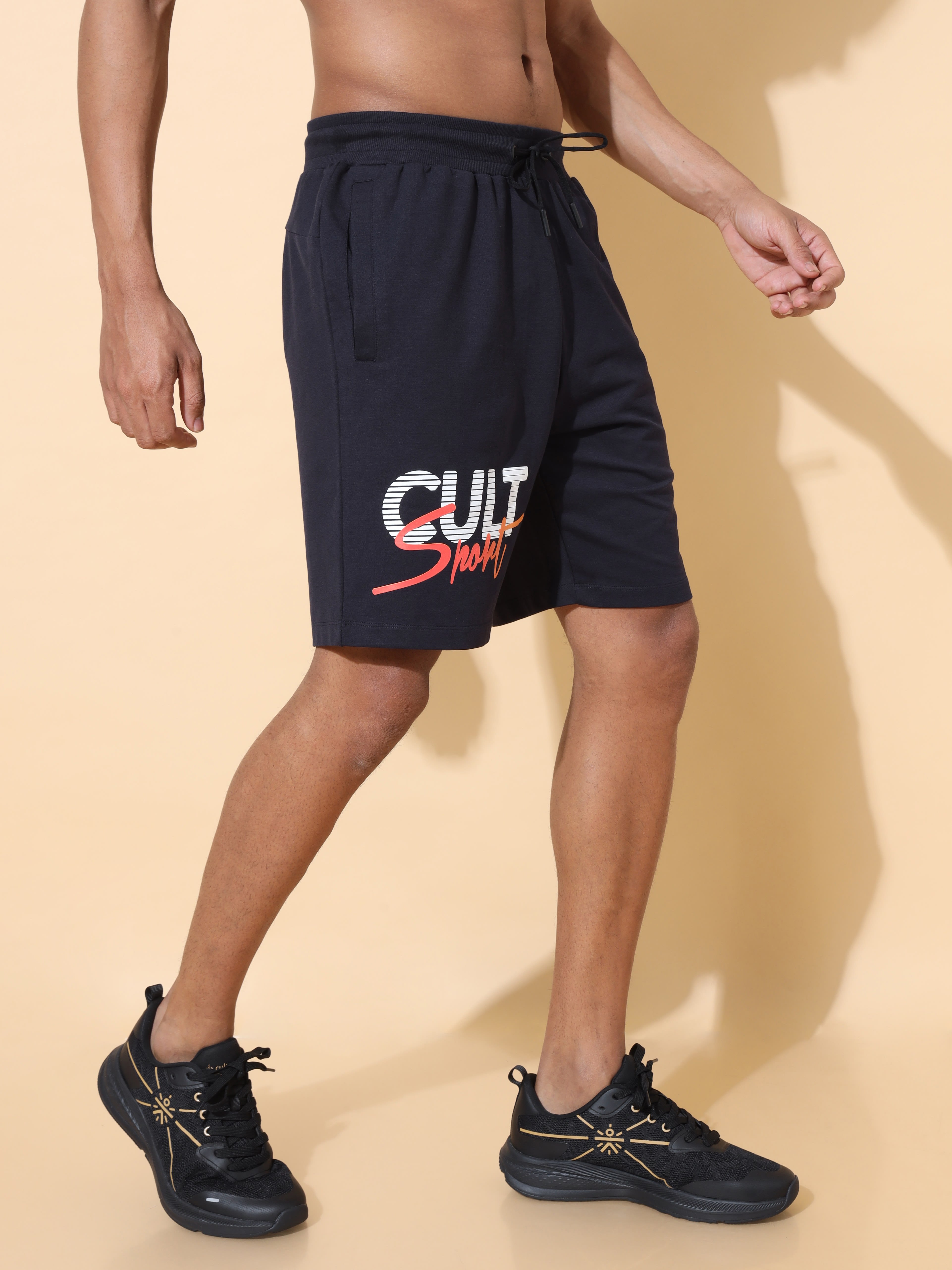 Comfort Shorts with Graphic Print