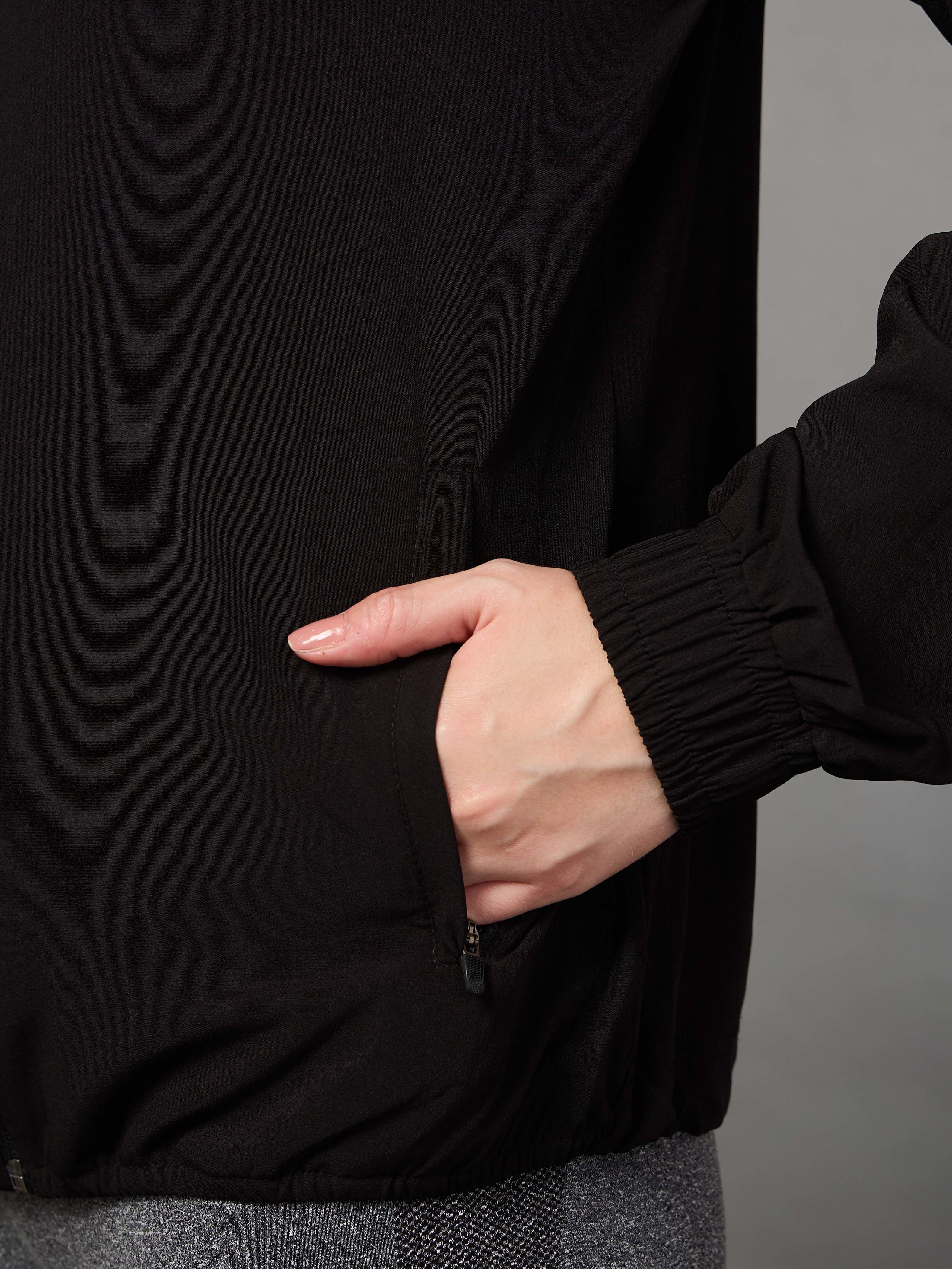 Black Wind Breaker Jacket