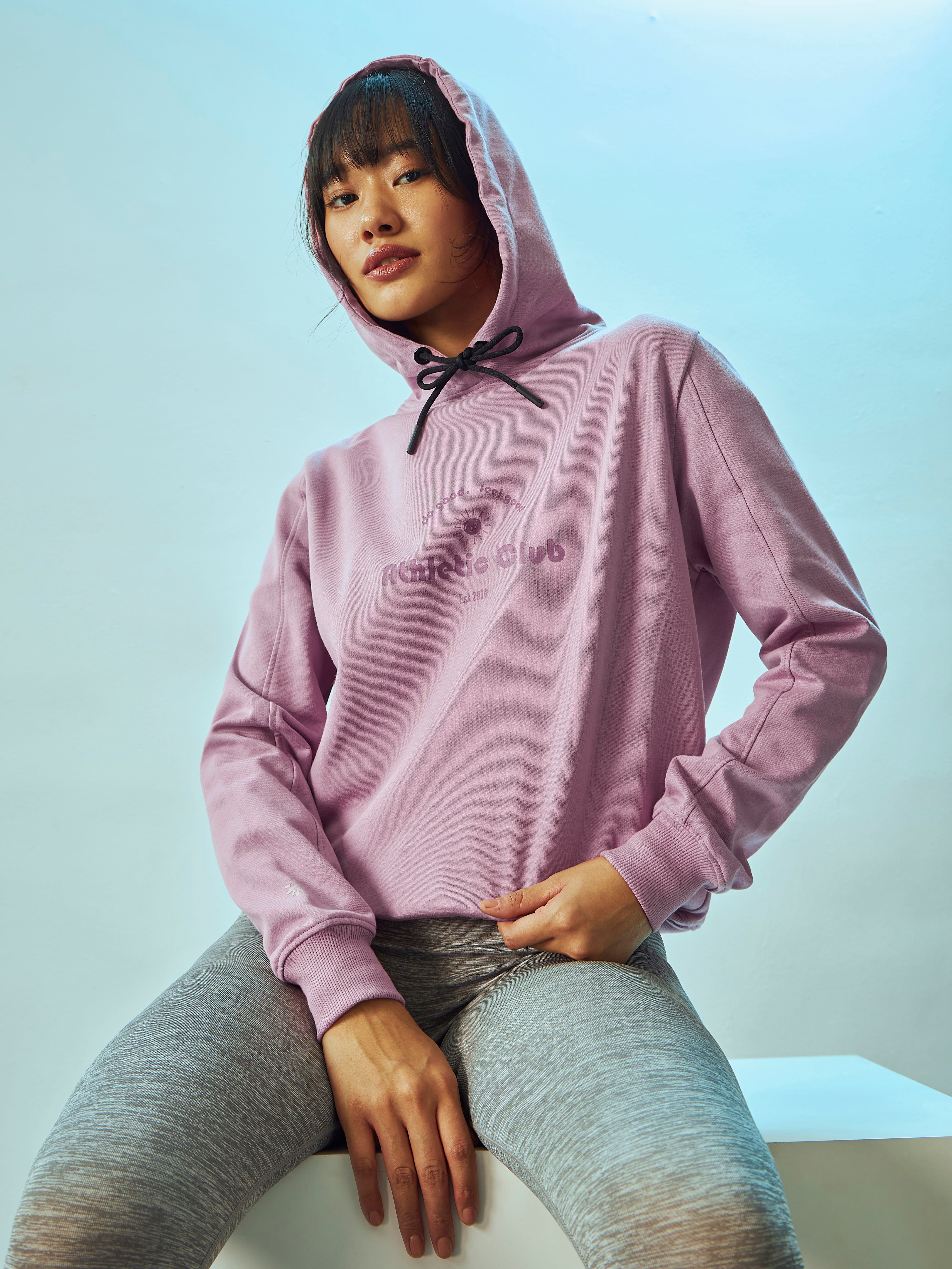 Typographic Print Sweatshirt with Pockets