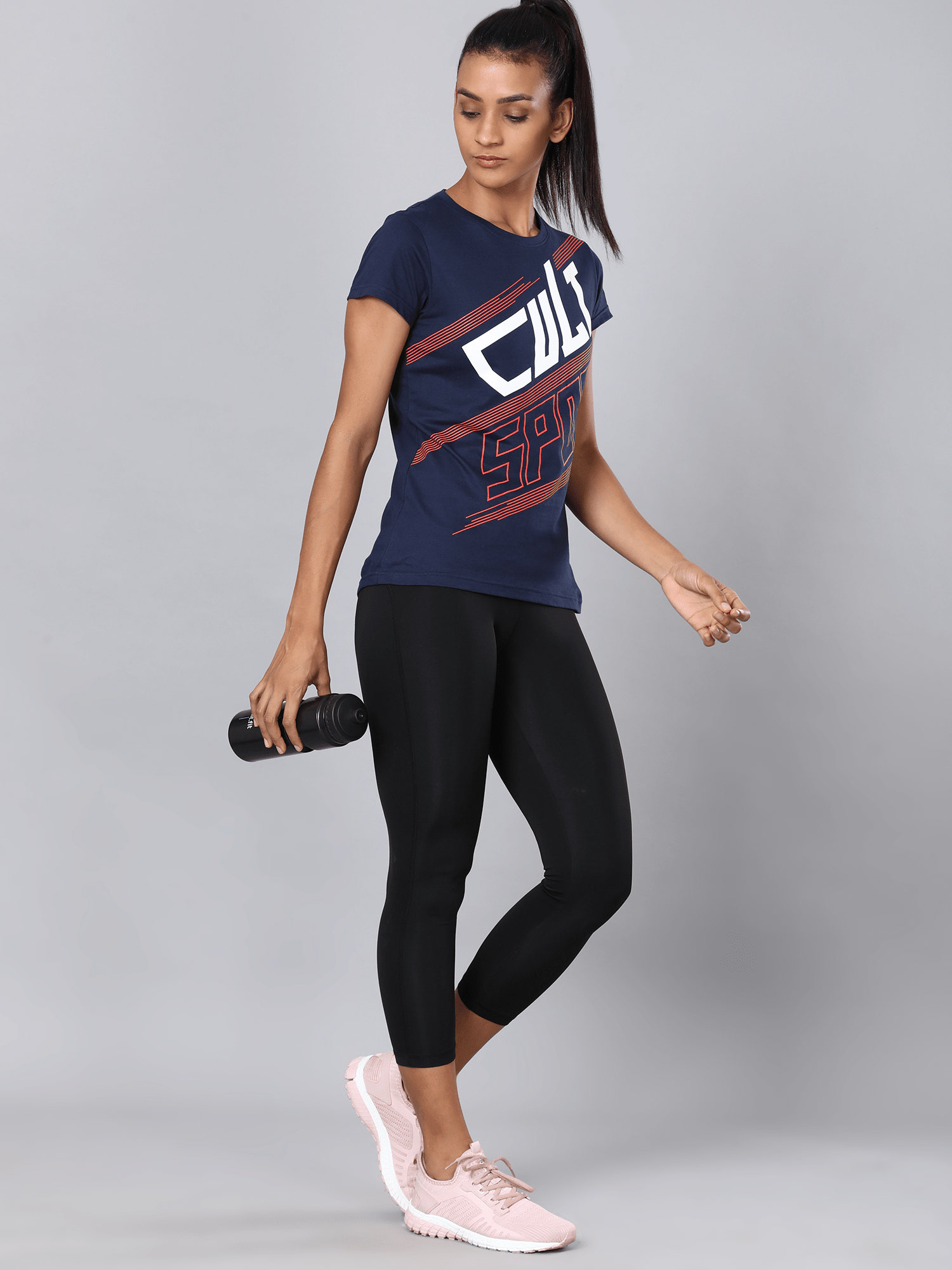 Signature CultBoost Navy Workout Tee