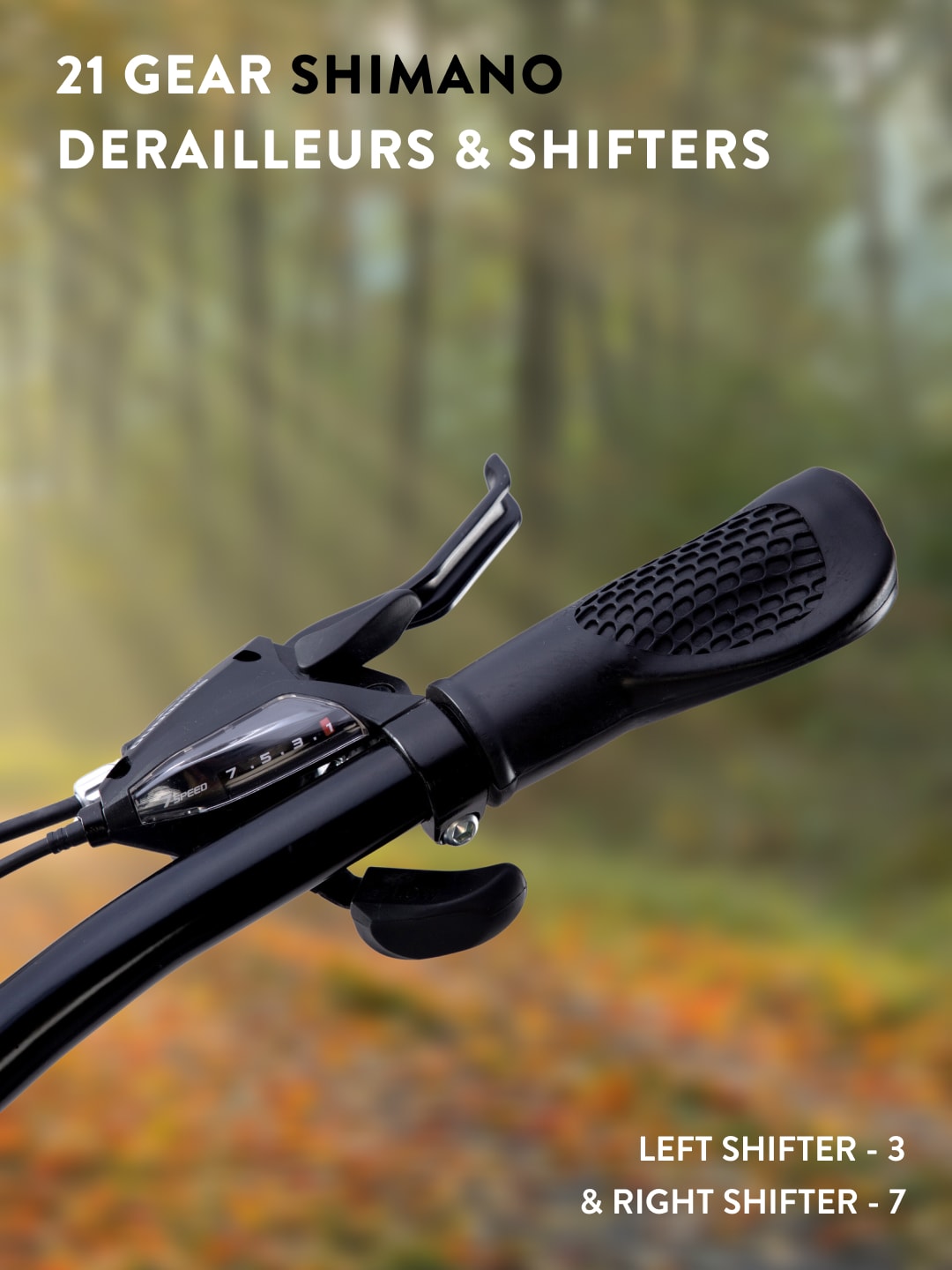 DAUNTLESS21S27.5TSILVERBLACK Steel 21 Speed Shimano Gear 27.5 inch Mountain Cycle, Dual Disc Brake, Front Suspension, Double Wall Rim