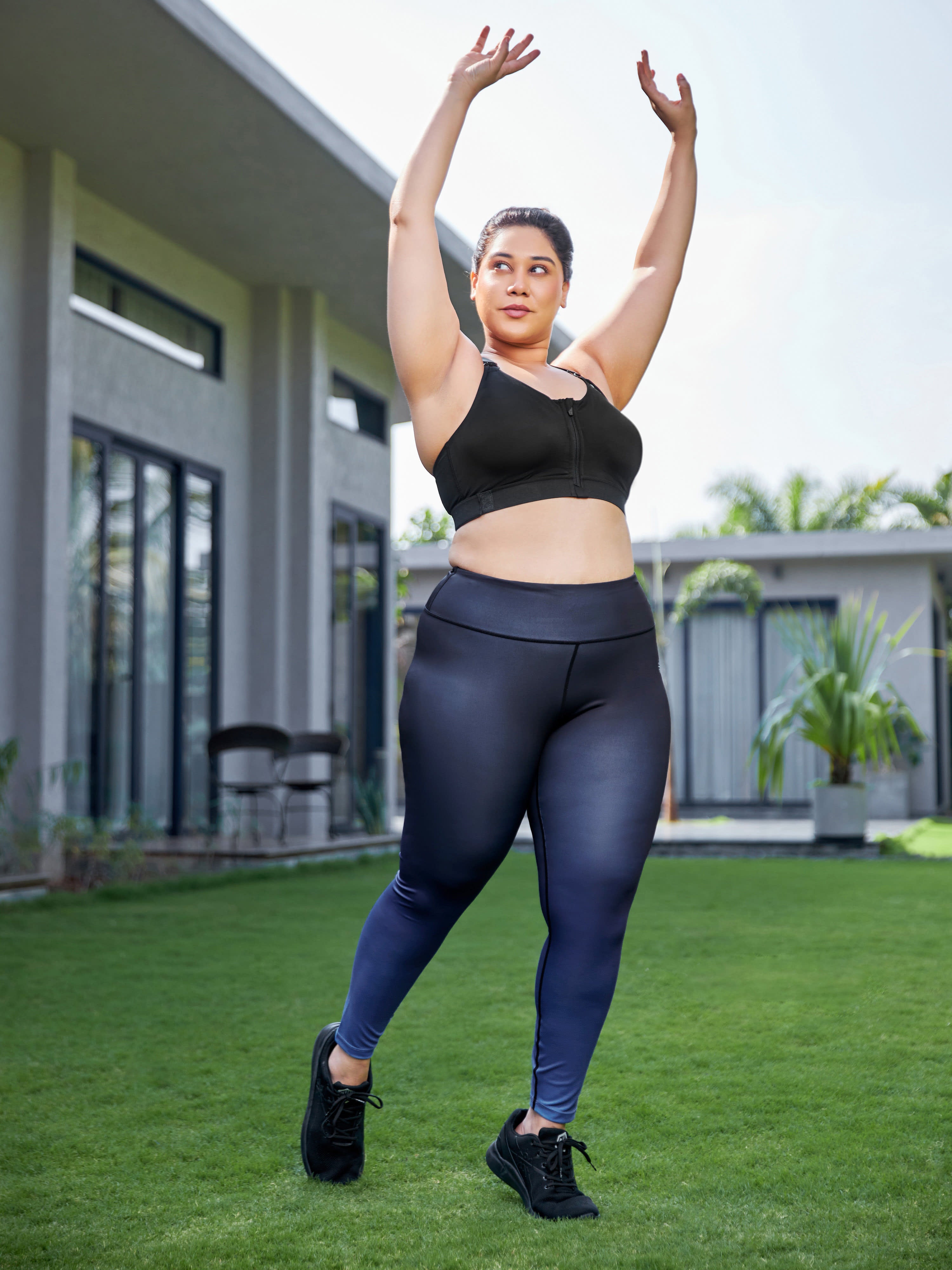 AbsoluteFit Ombre Print Tights