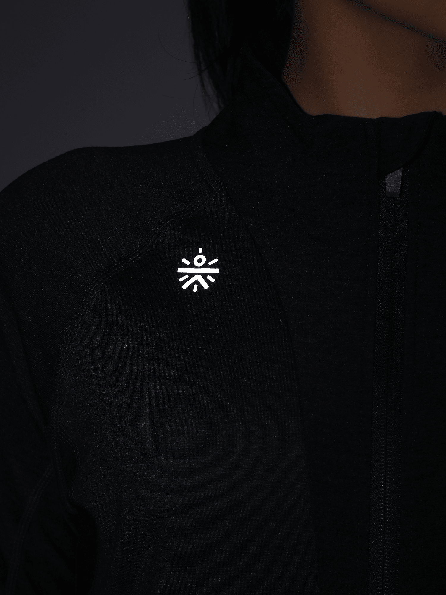 Vital Propel Black Zip Through Sweatshirt