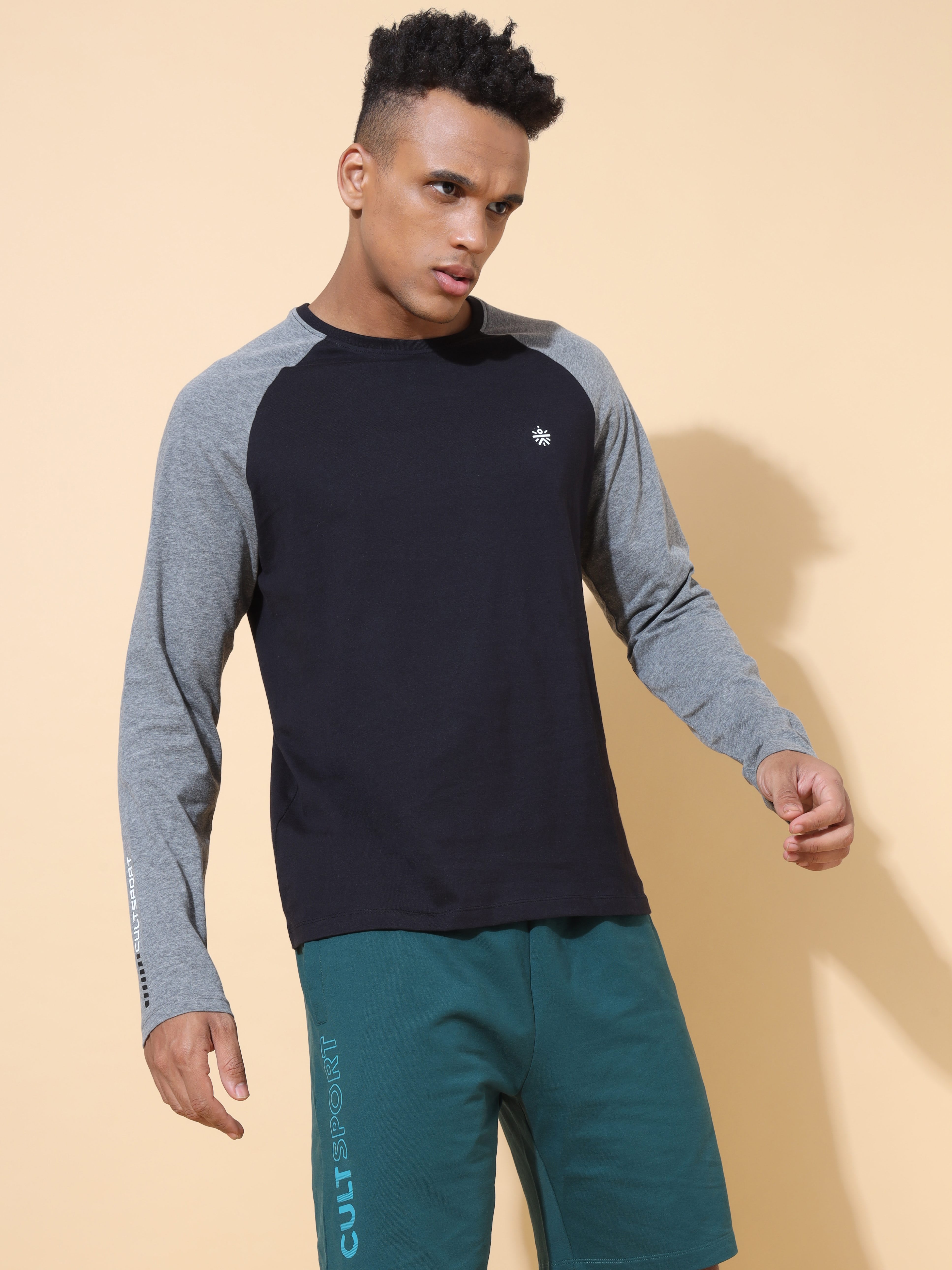 Raglan Sleeve Colourblock T-shirt