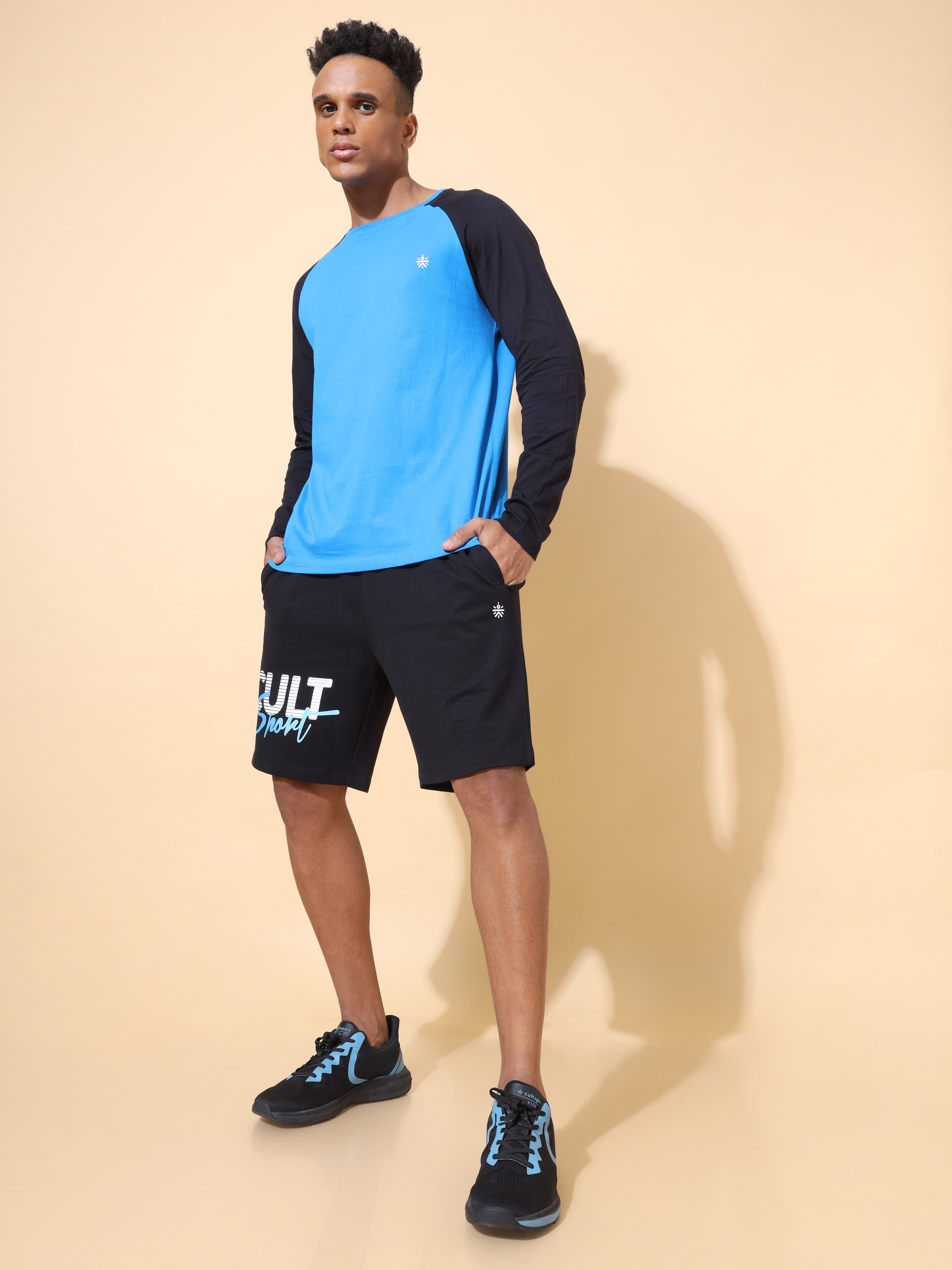 Raglan Sleeve Colourblock T-shirt