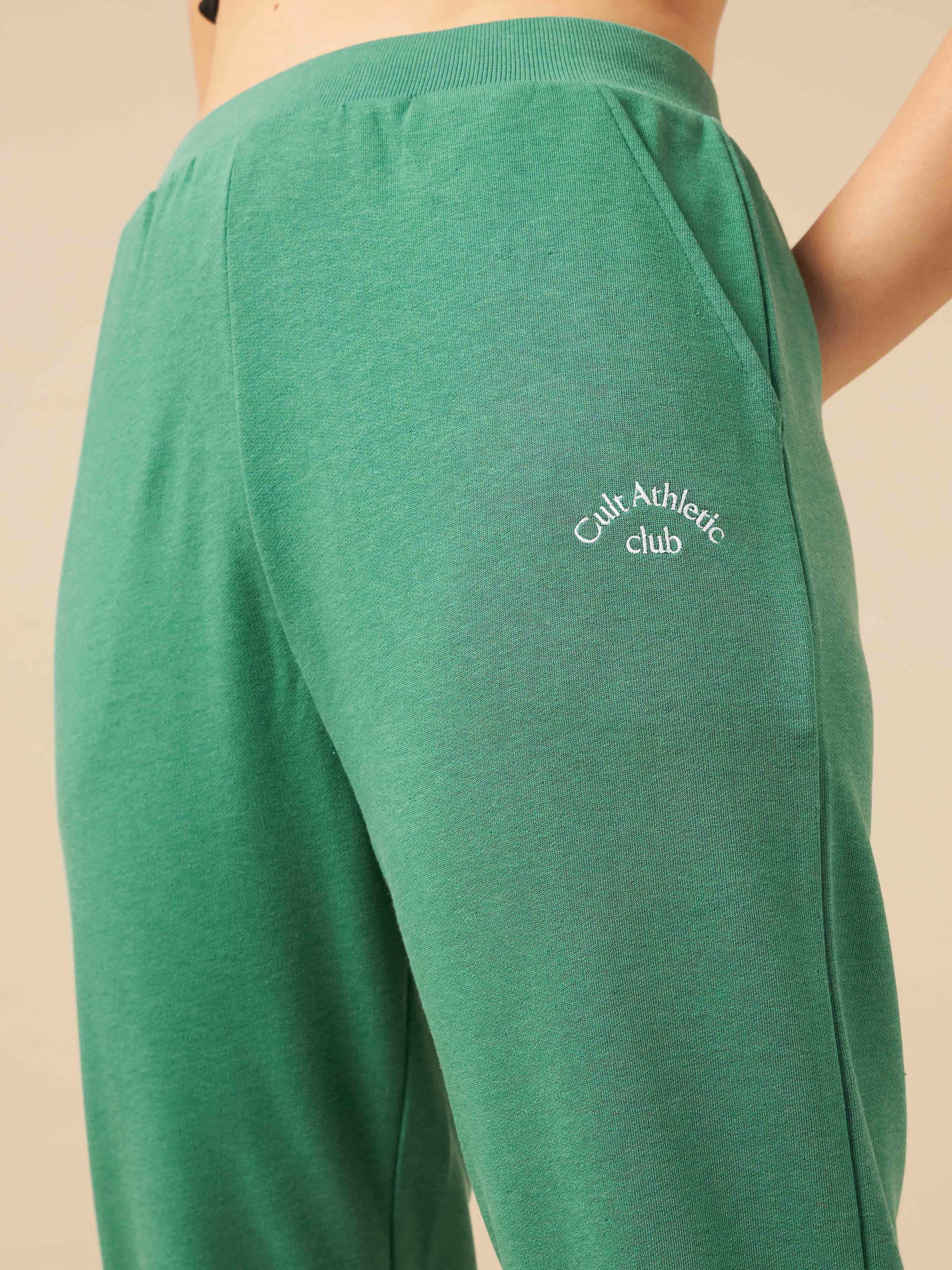 Cult Athletic club Women Sea Green Joggers
