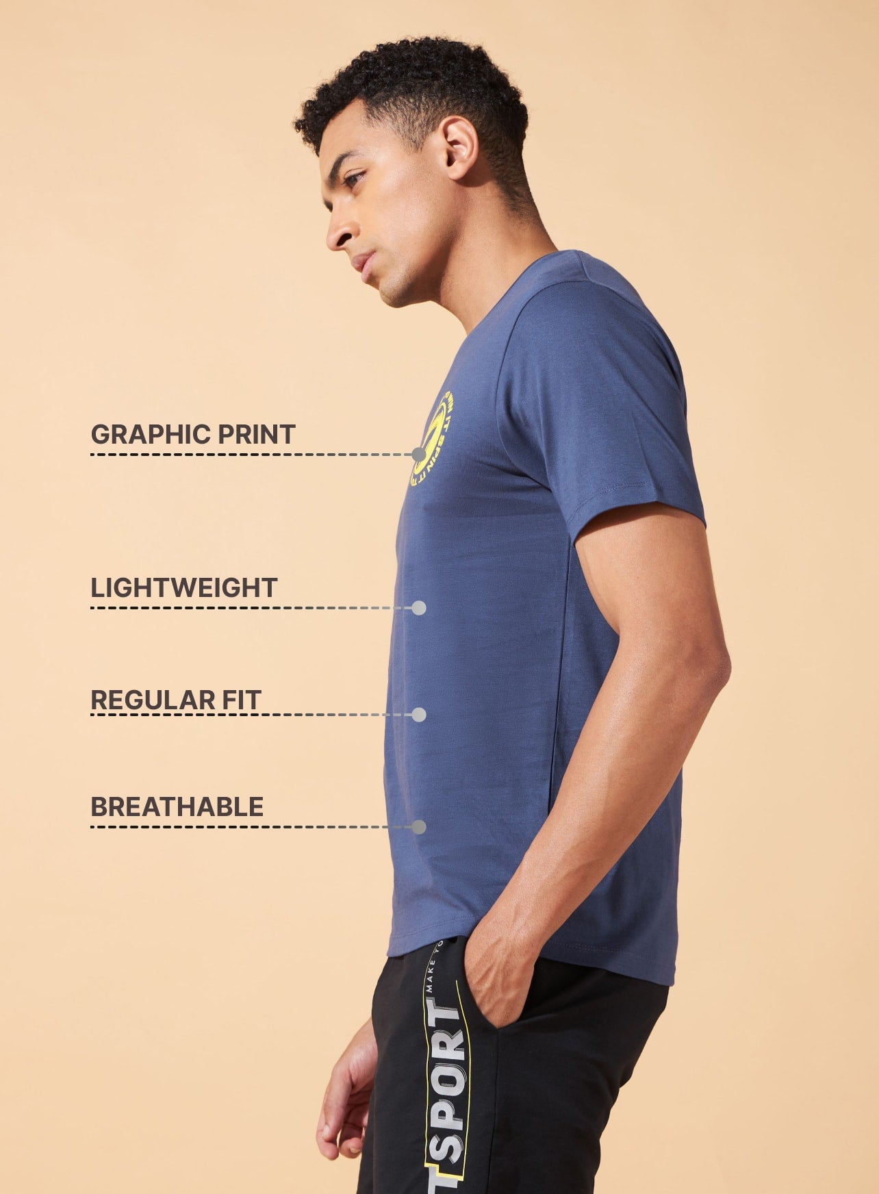 Slam Dunk Miniature Print T-shirt