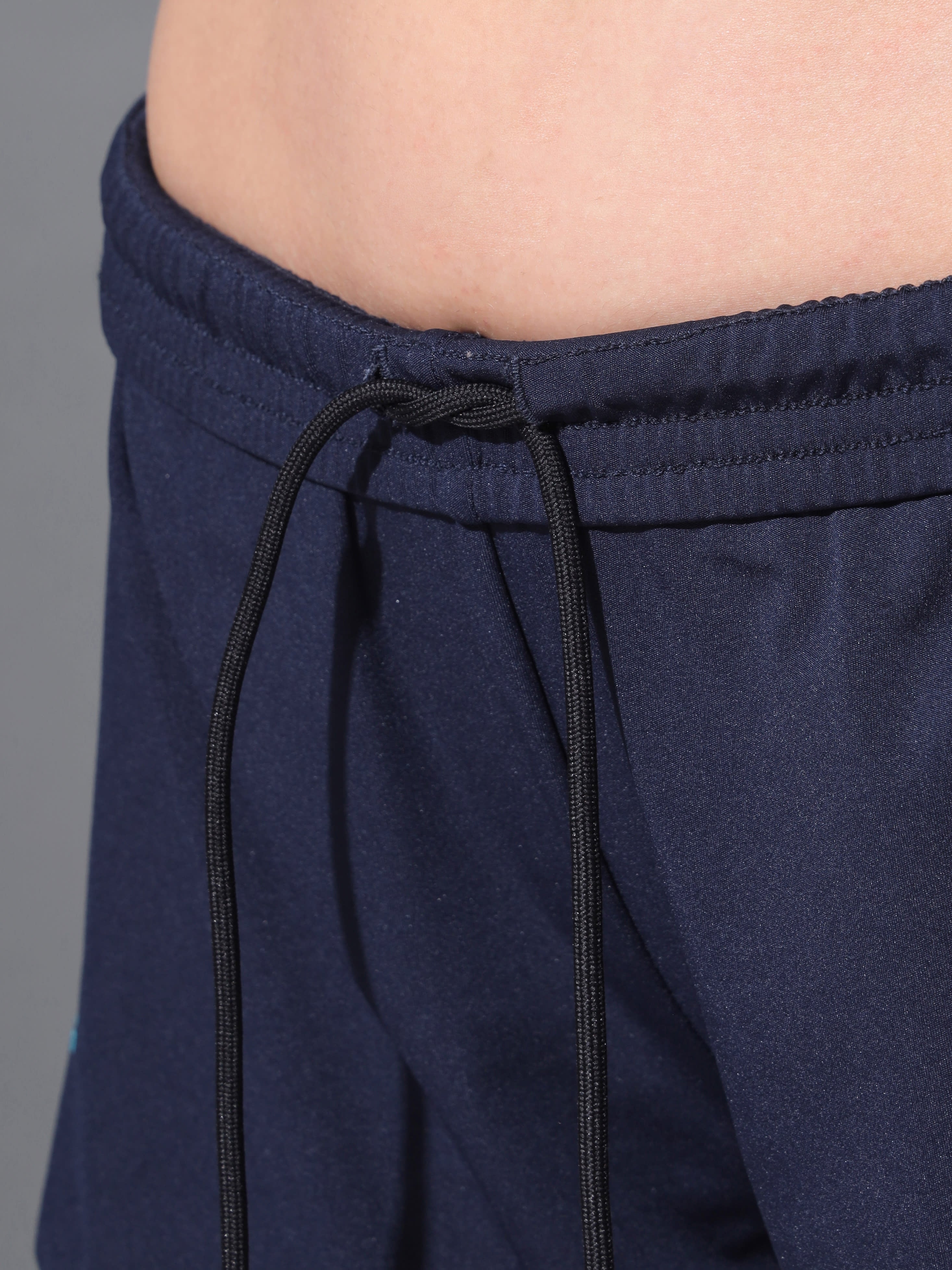 Solid Shorts with Graphic Print