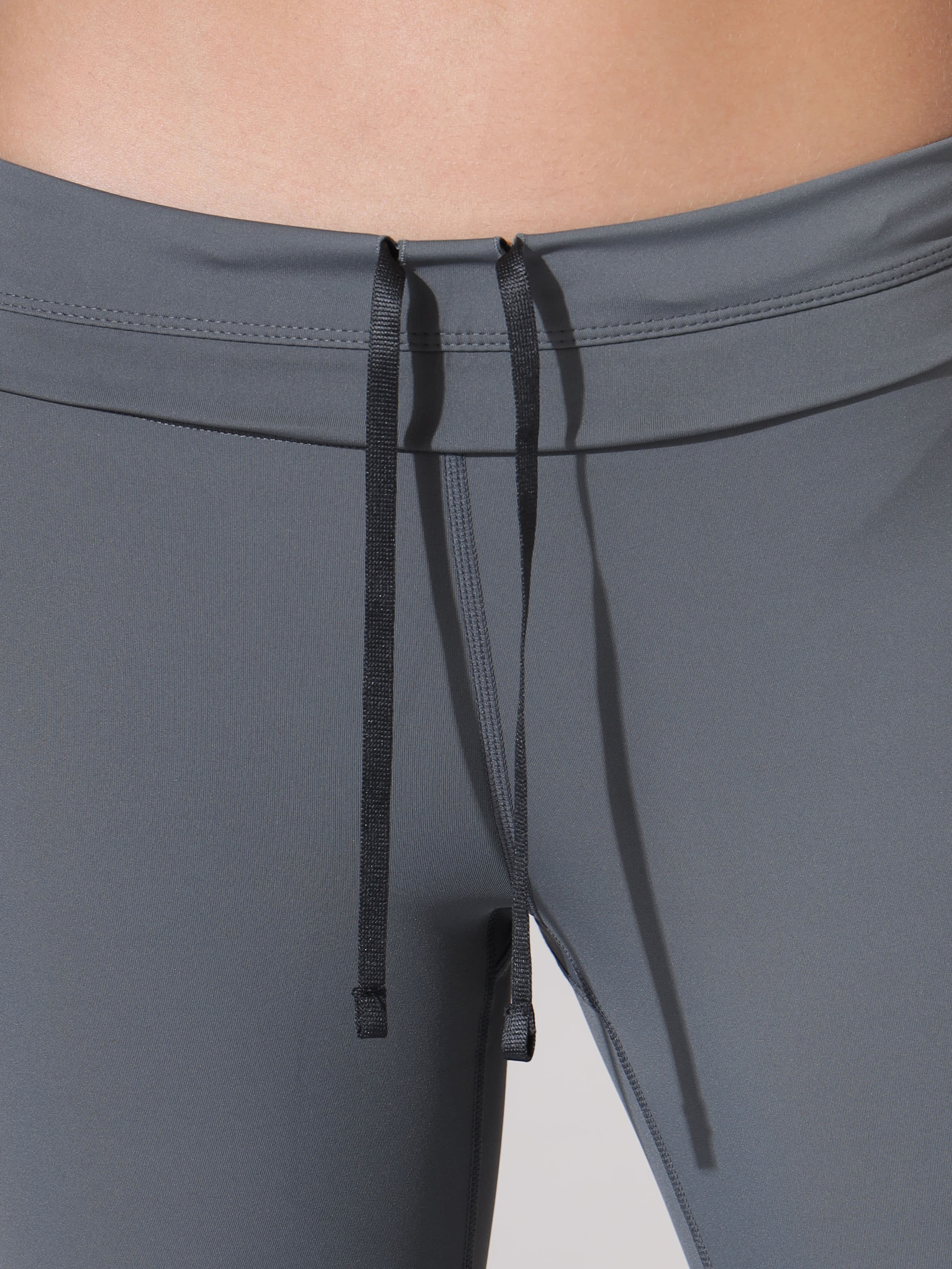 Grey Absolute Fit Solid Workout Tights