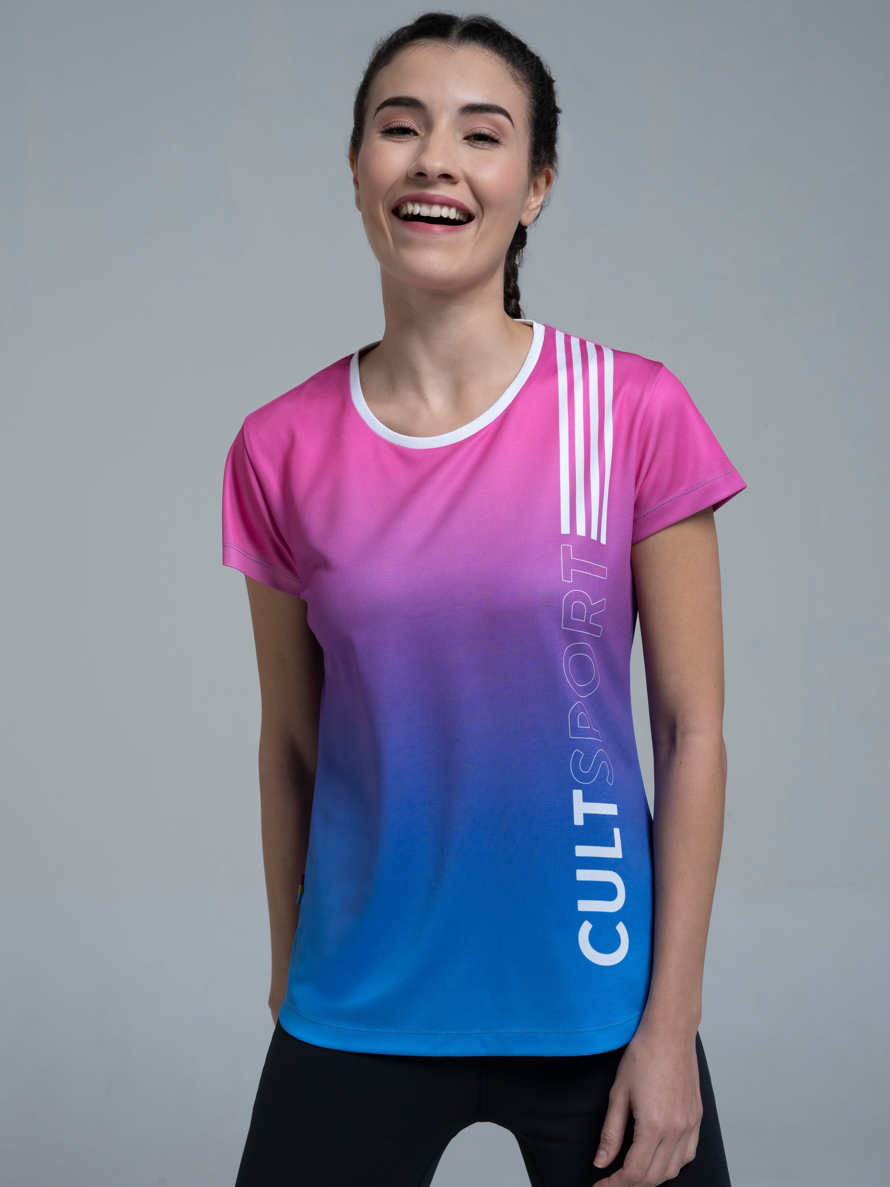 Signature Violet Ombre Gym T-shirt