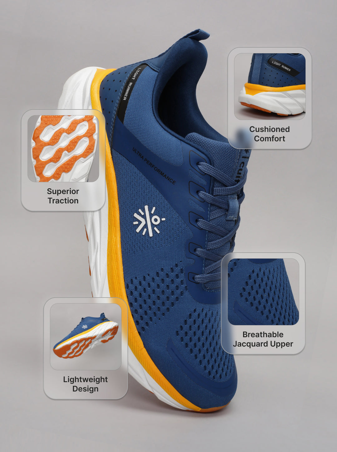 cult Men's Hyperion Running Shoes - Teal