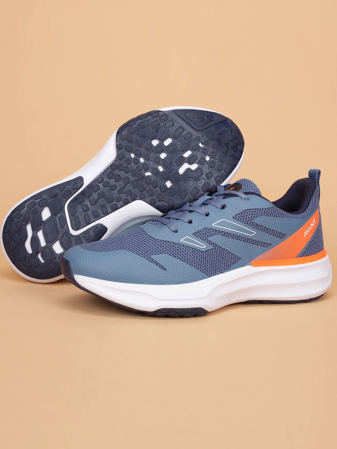 Avant Men's Aqua Ignite Sneaker Shoes - Blue/Orange