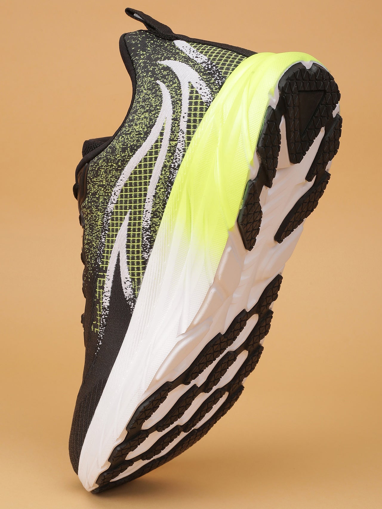 Avant Men's SonicWave Running Shoes - Black/Neon Green