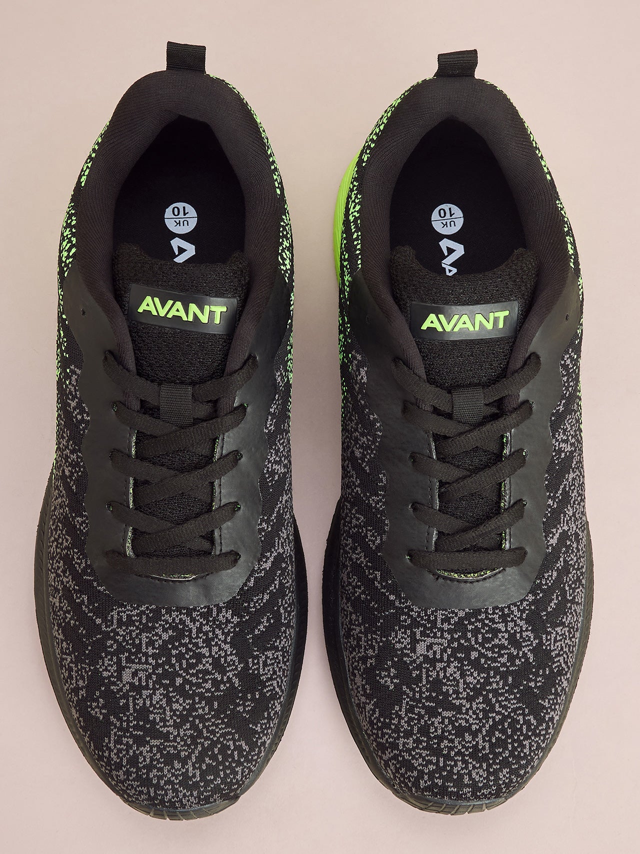 Avant Men's Pebble Running Shoes - Black/Green