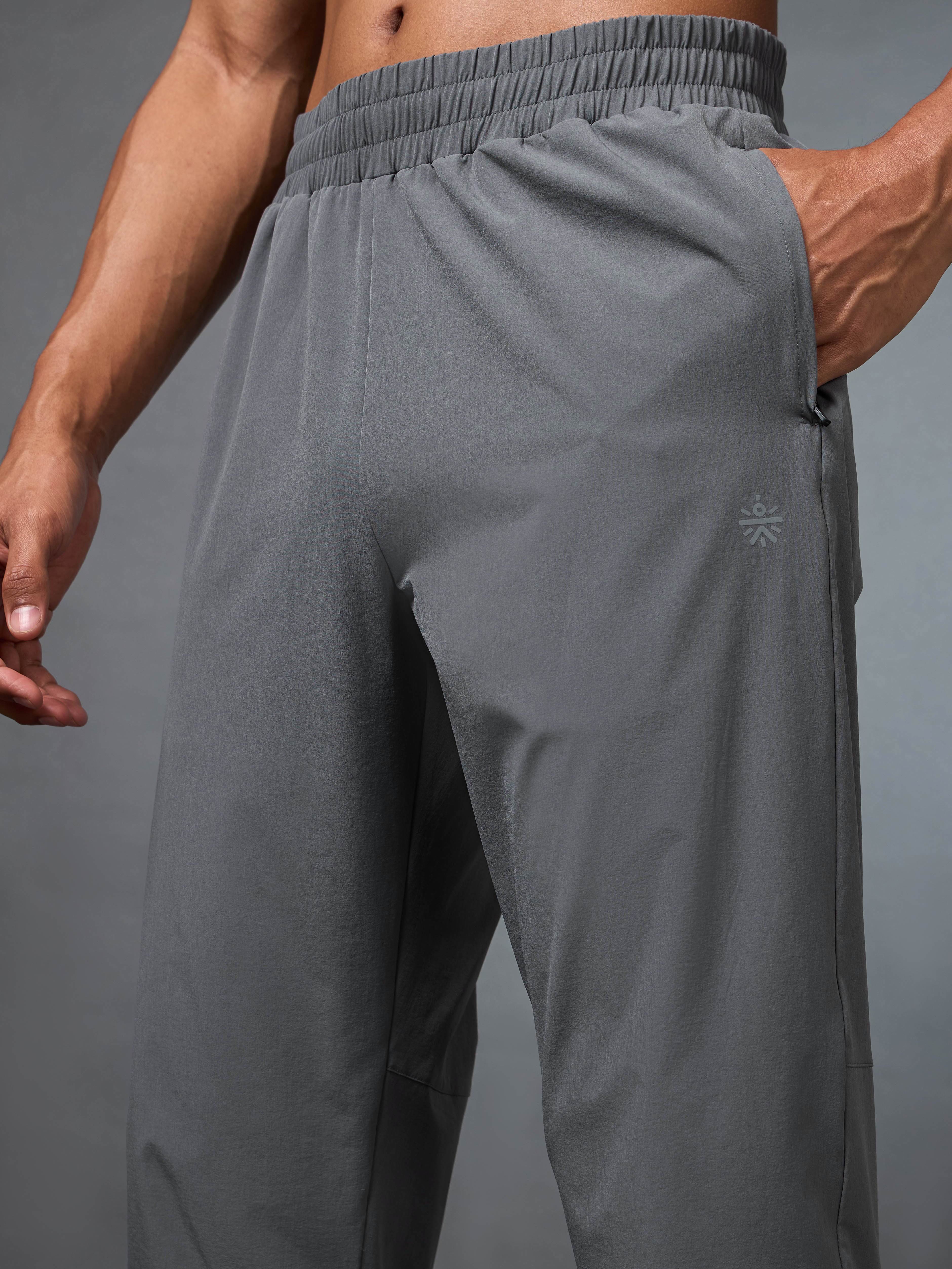 Men's Night Jogger Grey Performance Trackpant