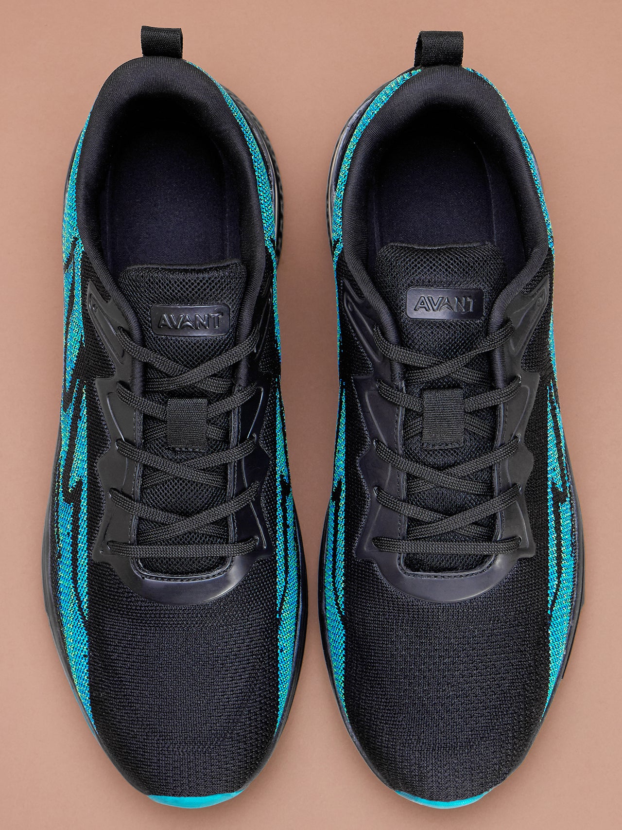 Avant Men's Spectrum Running Shoes - Black/Blue