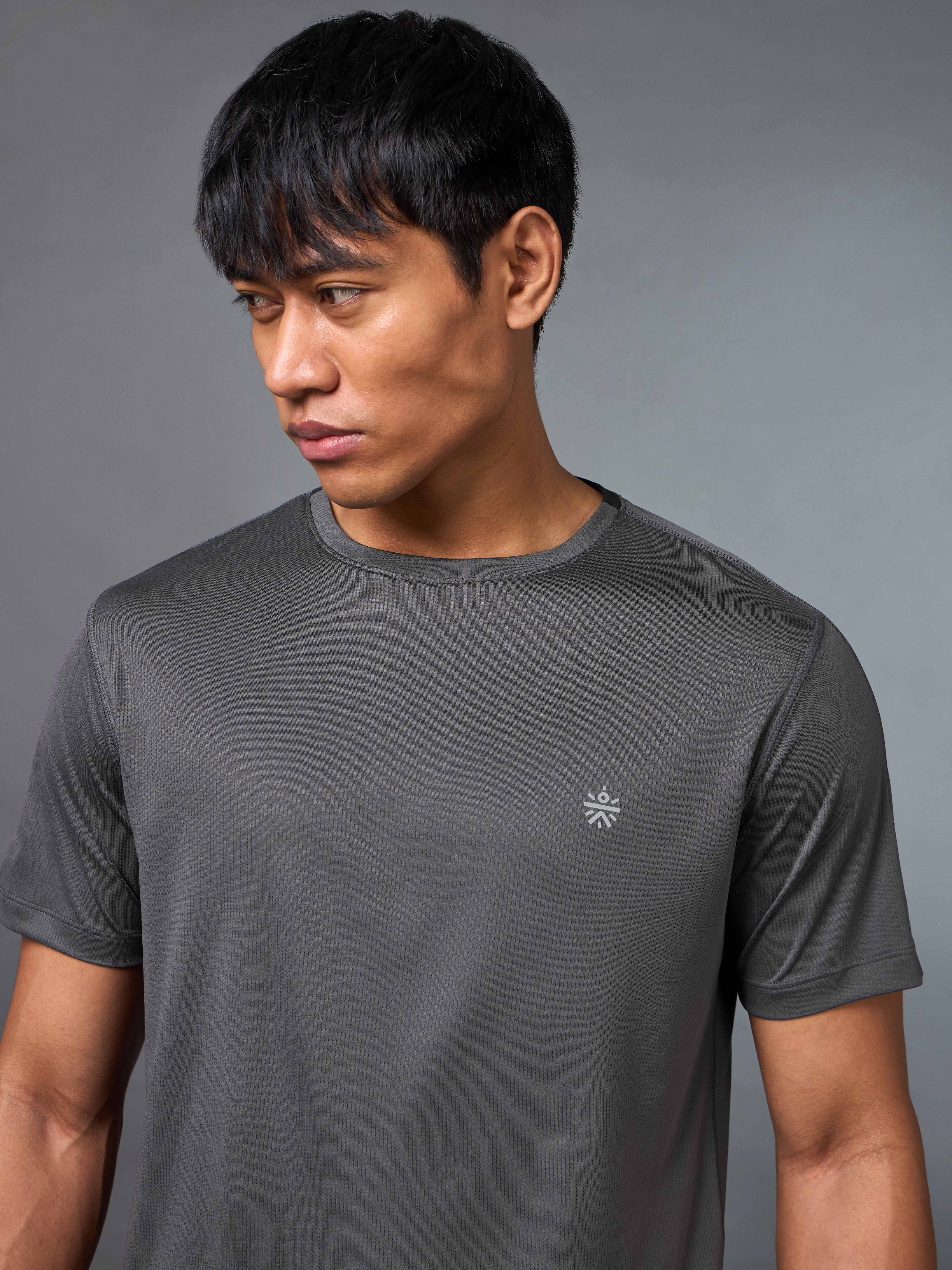 Men's Grey Cross Train Active T-shirt
