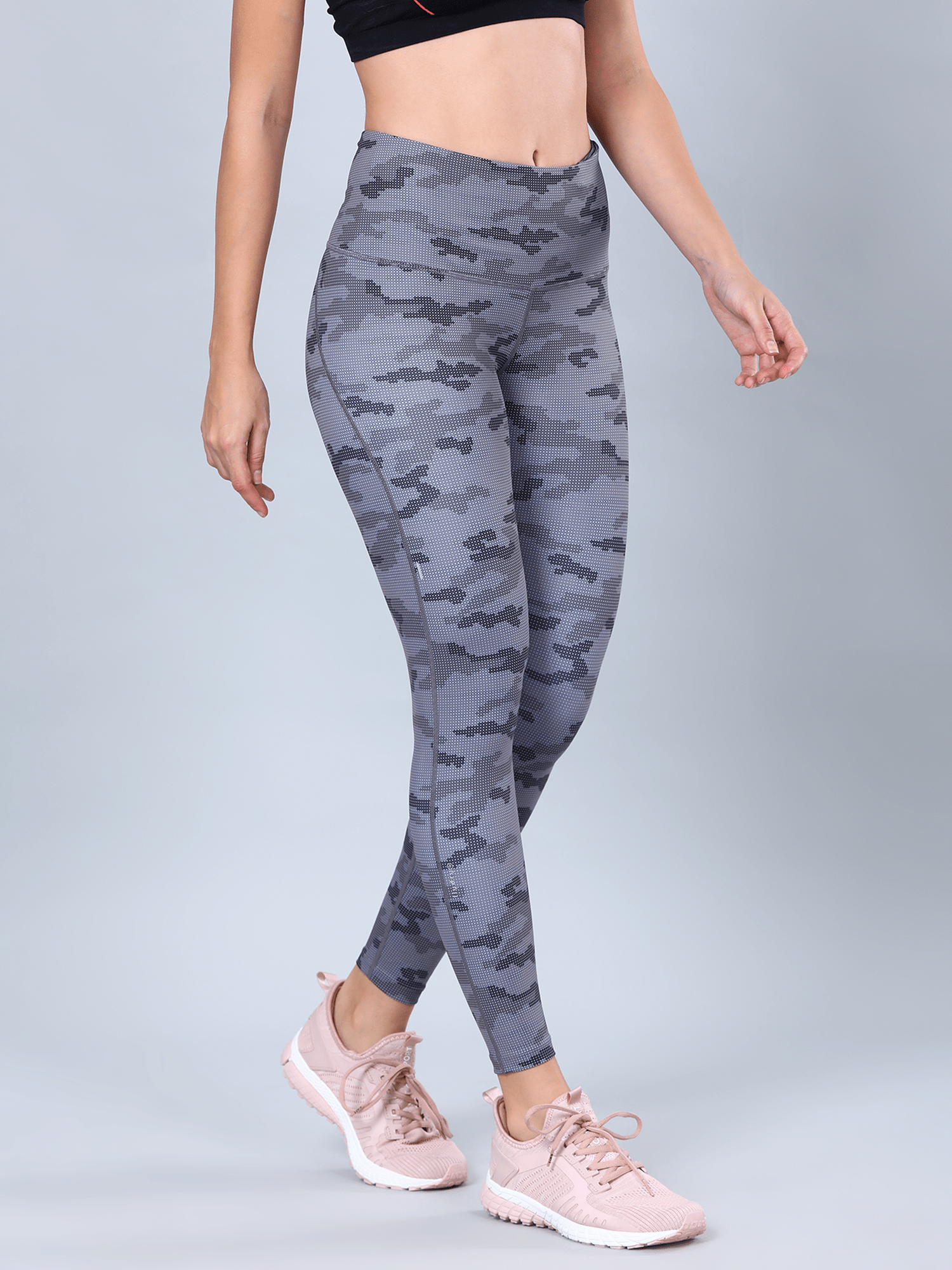 AbsoluteFit Camo Grey Workout Leggings