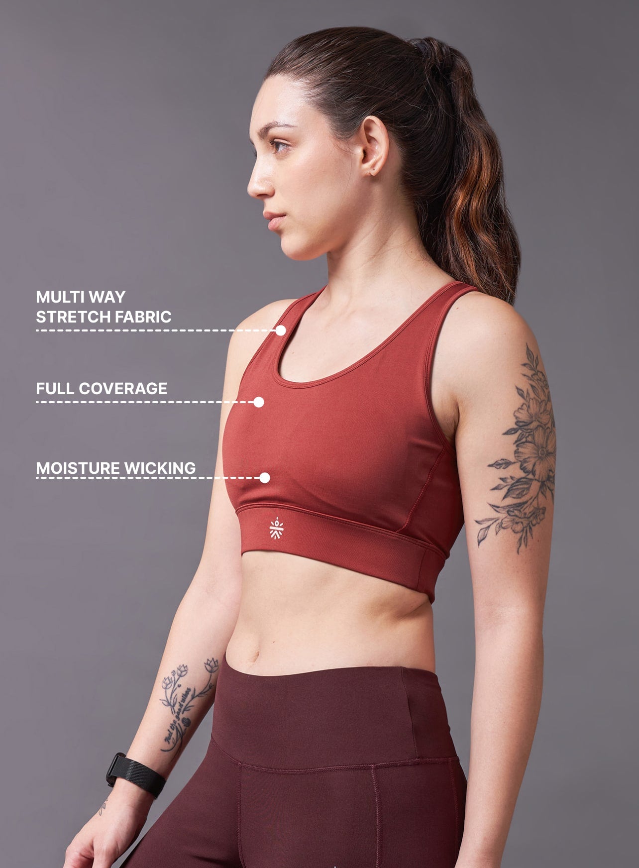 Cross Back Medium Support Bra