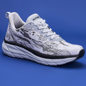 Mens - Shoes - Grey-Black - UK 8