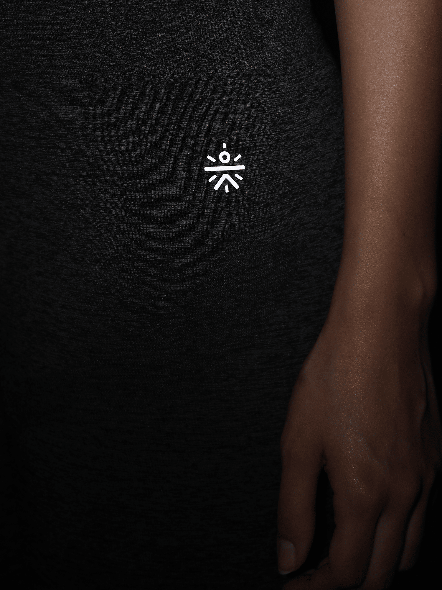 Yogini Flow Dark Grey Seamless Leggings