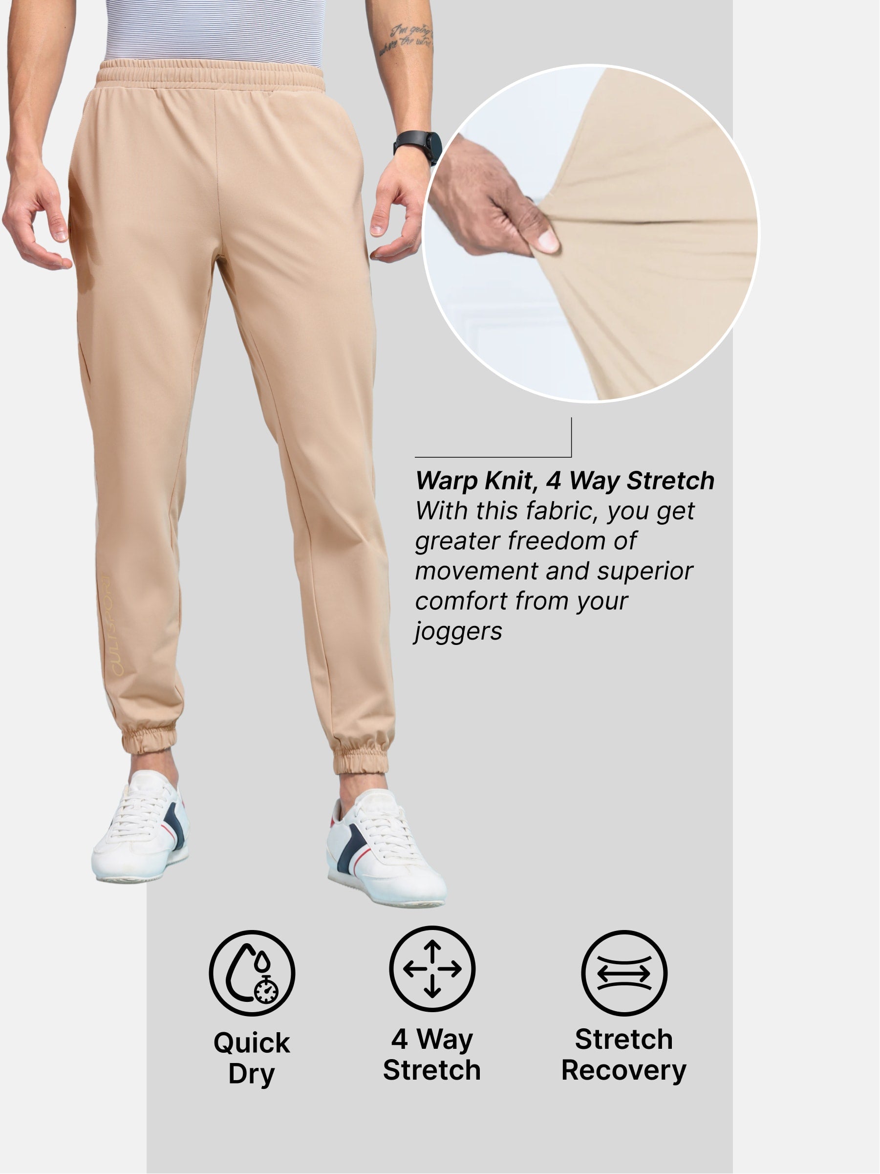 Work to Play Solid Comfort Joggers