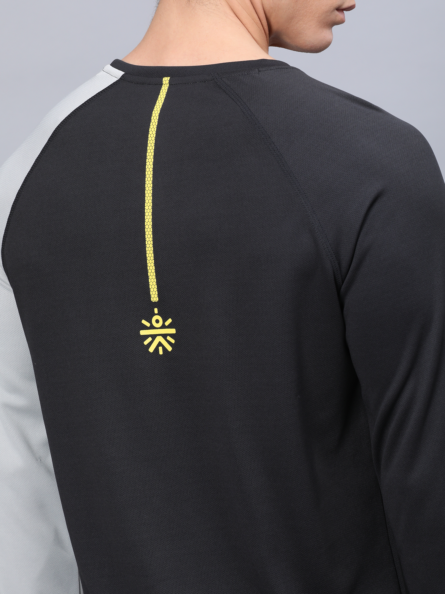 Abstract Unit Black Tee