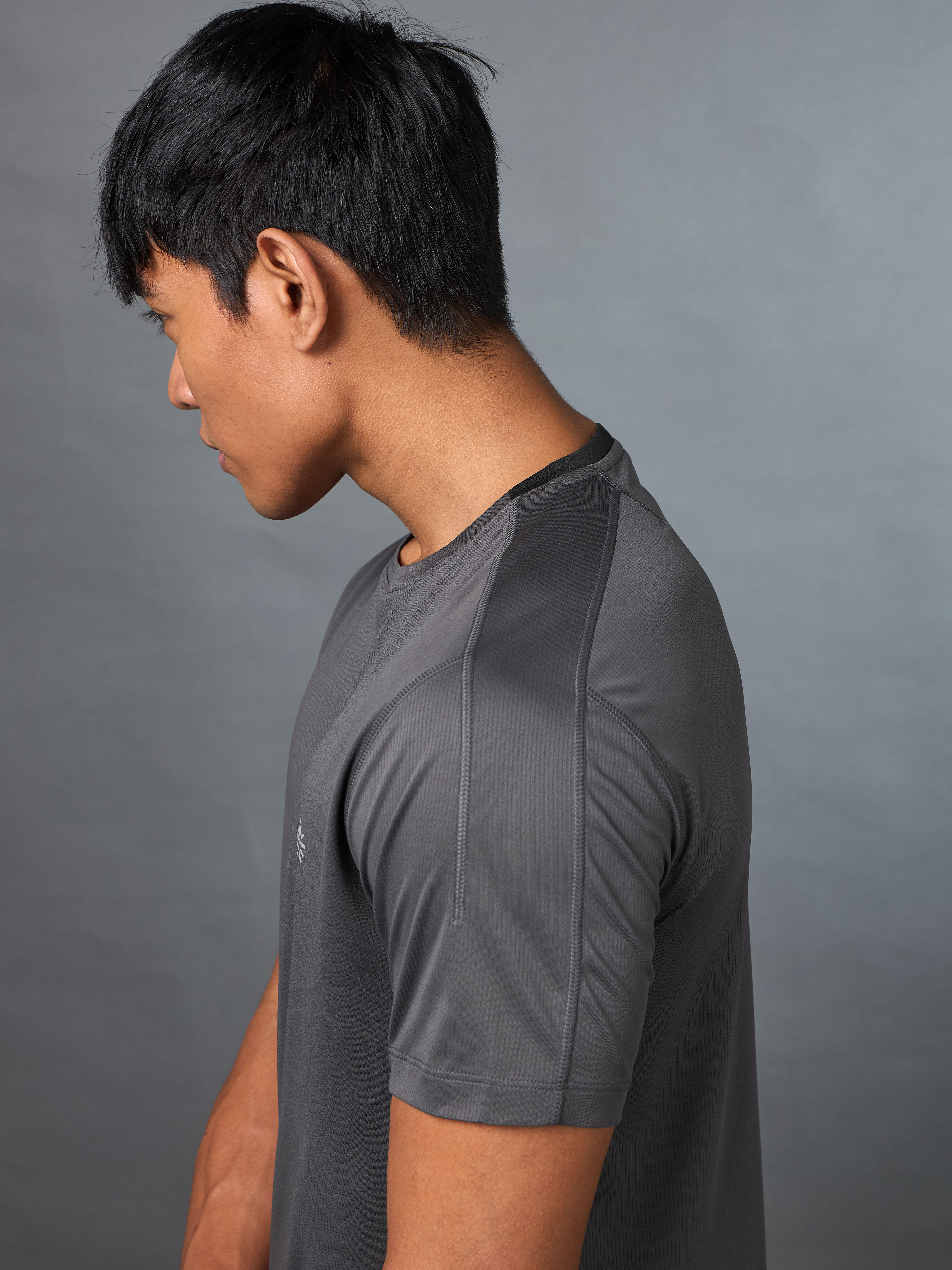 Men's Grey Cross Train Active T-shirt