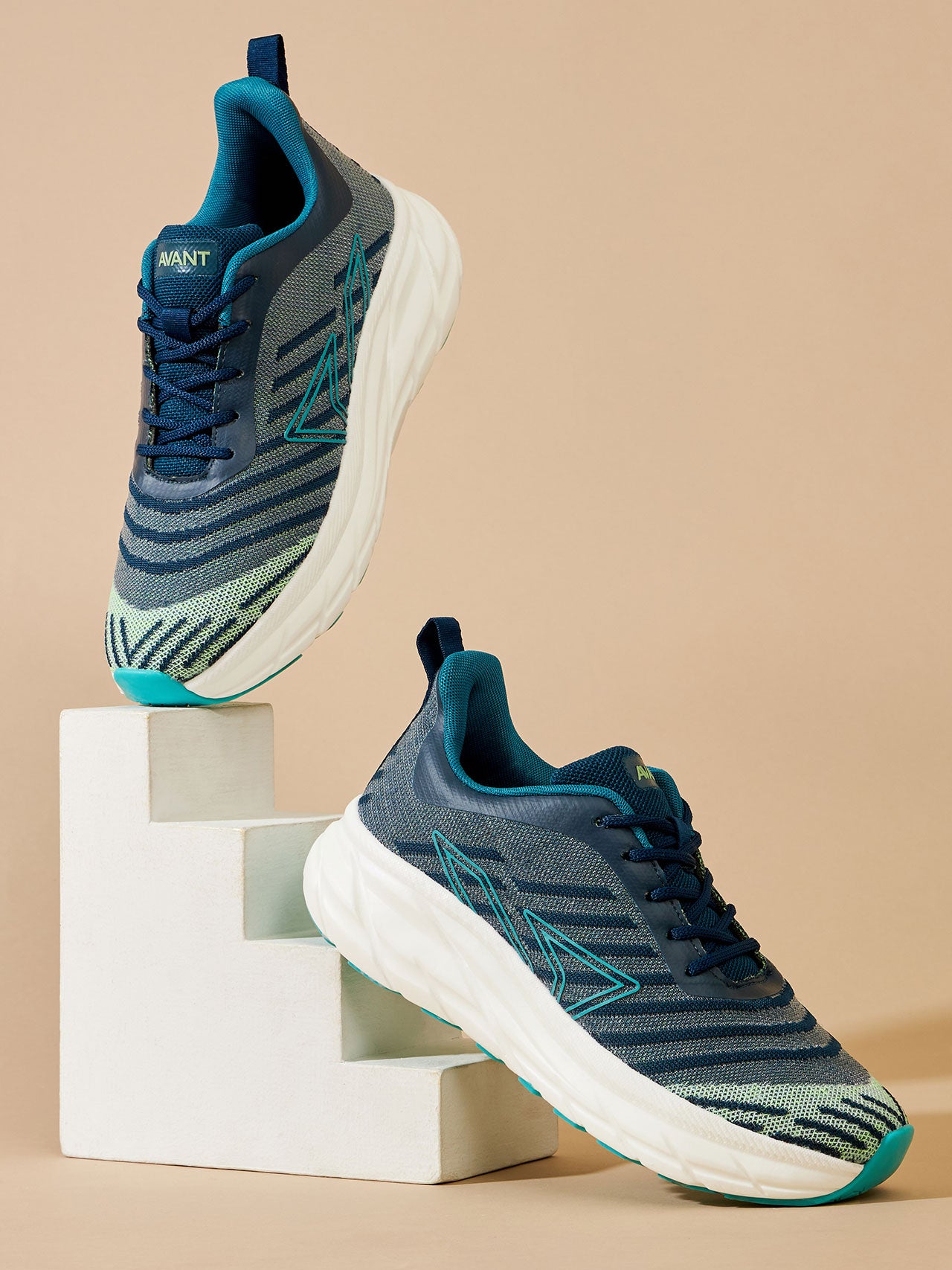 Avant Men's Pace On Running shoes - See Green/Sky Blue