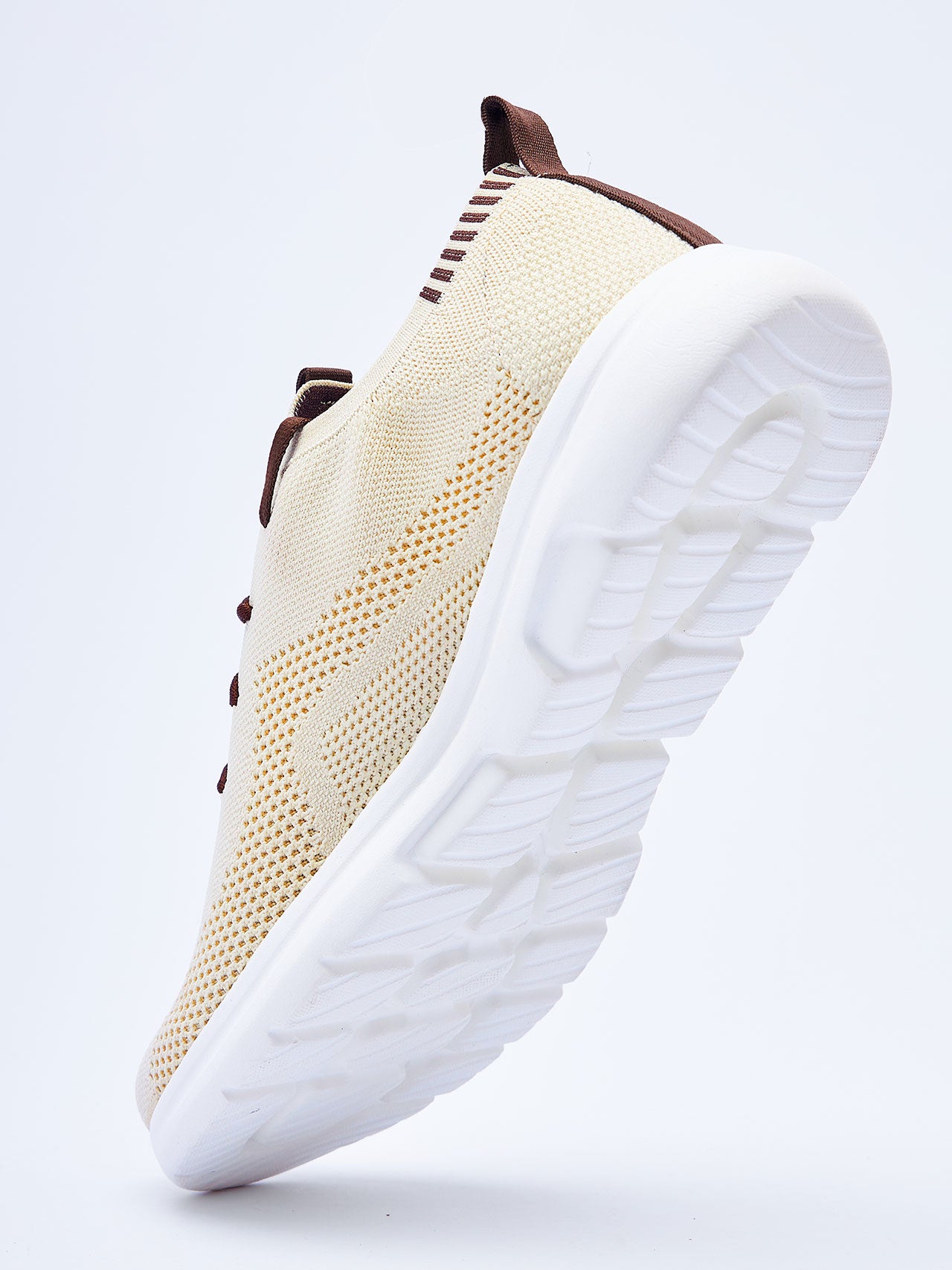 Avant Men's Everglide Running Shoes-Cream