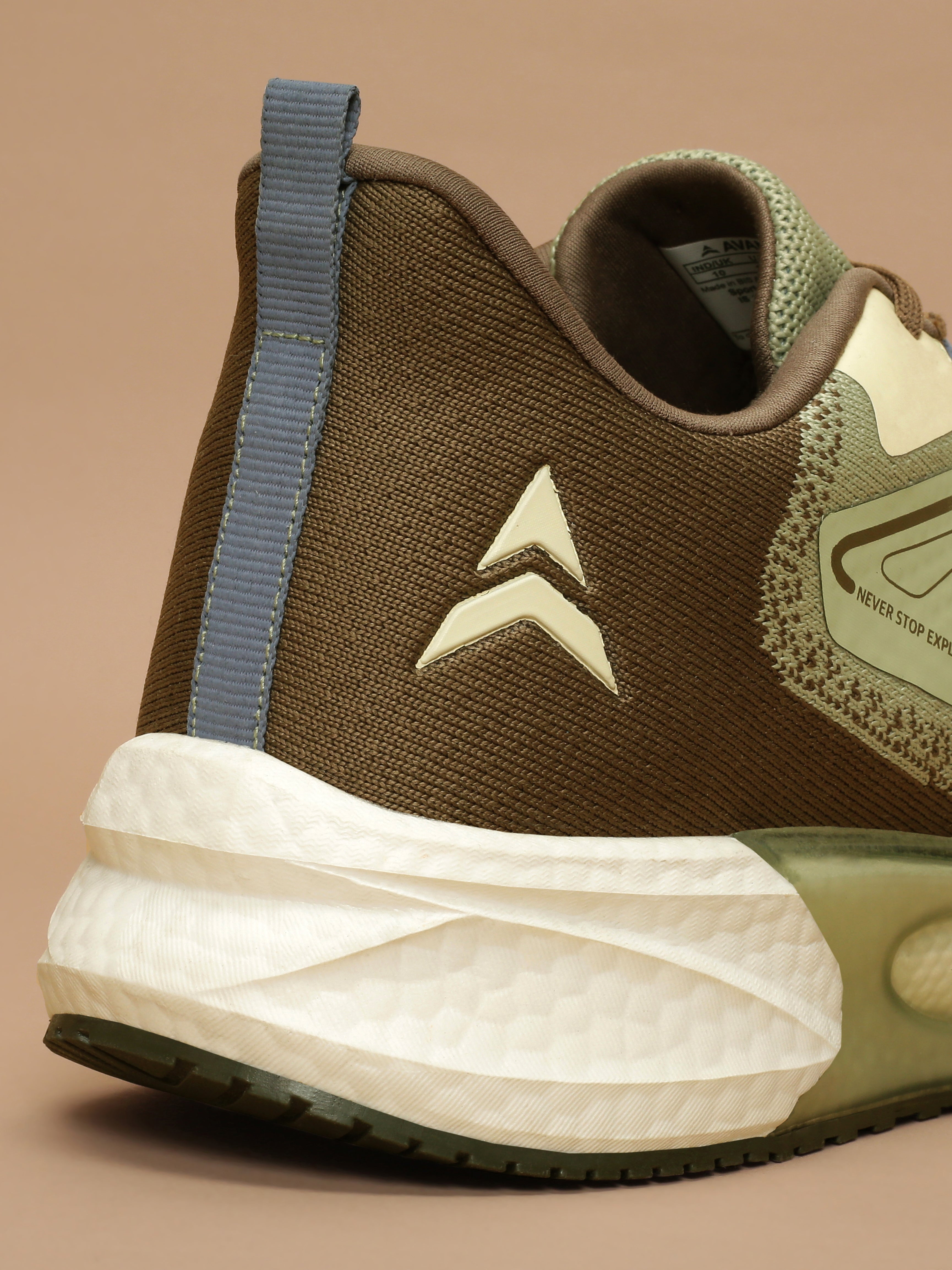 Avant Men's Gravitas Running Shoes - Green/Brown